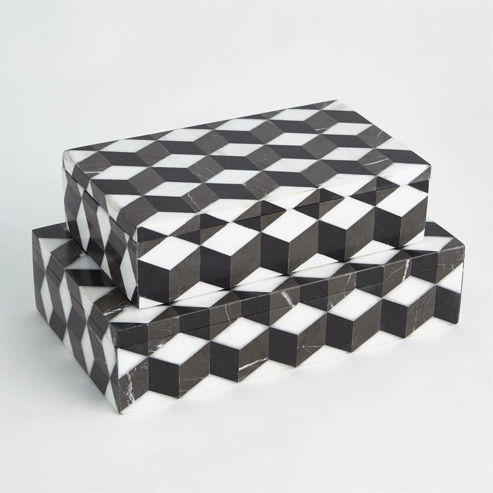 Global Views Escher Marble Box - Image 5