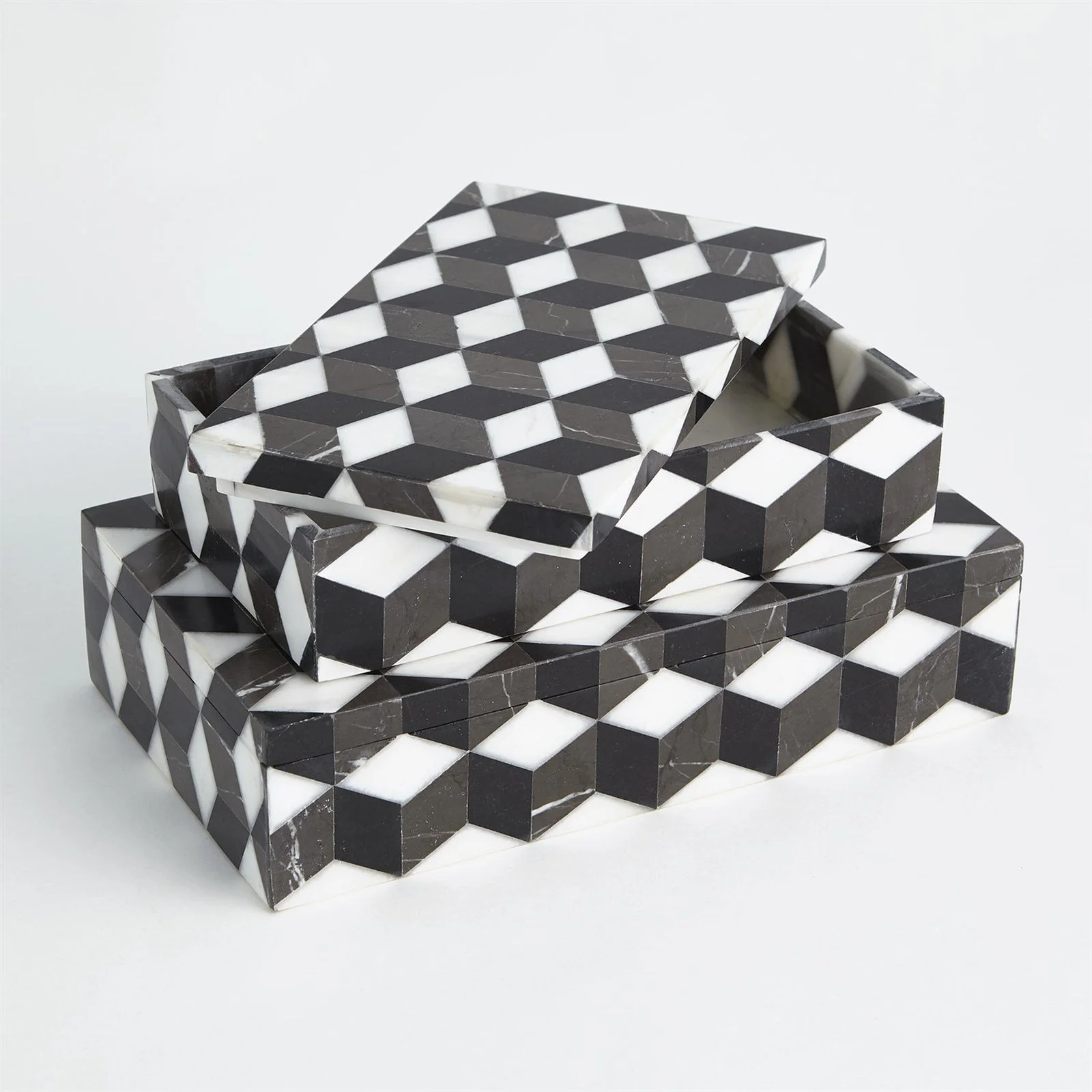 Global Views Escher Marble Box - Image 6