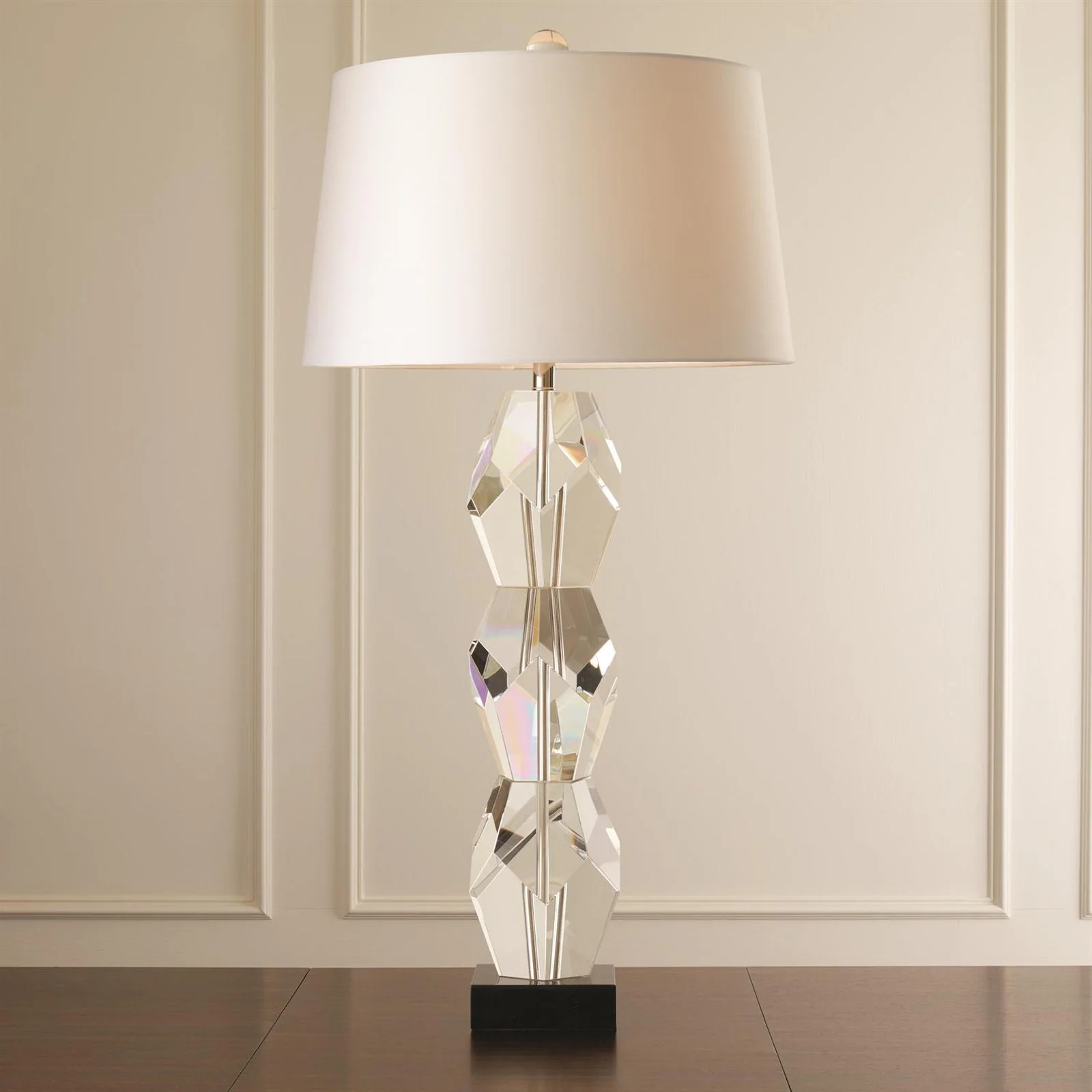 Global Views Facet Block Lamp - Image 3