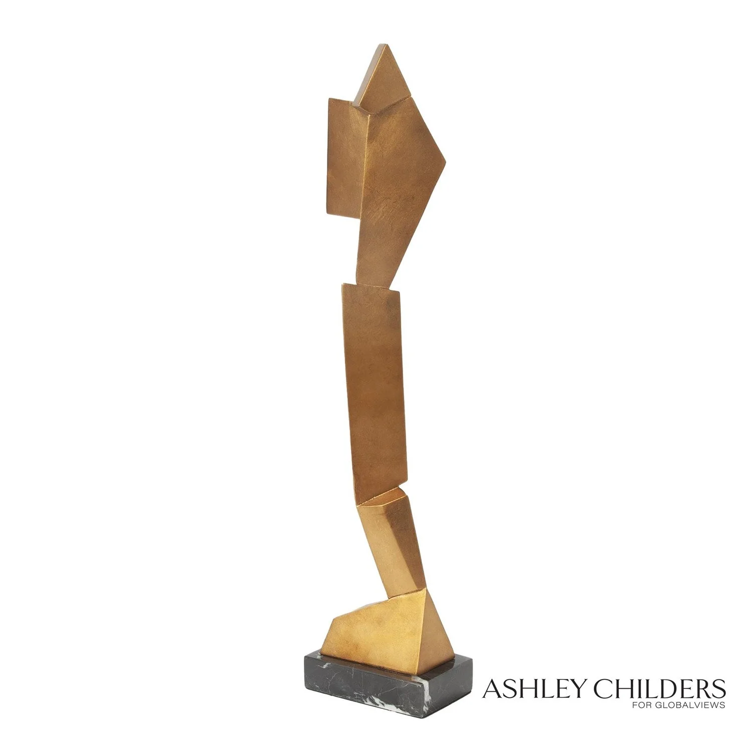 Global Views Facet Sculpture by Ashley Childers - Image 2