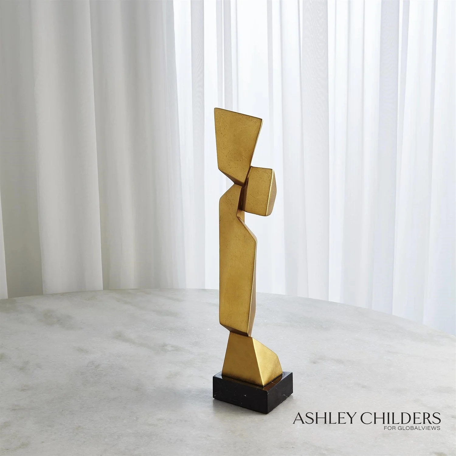 Global Views Facet Sculpture by Ashley Childers - Image 4