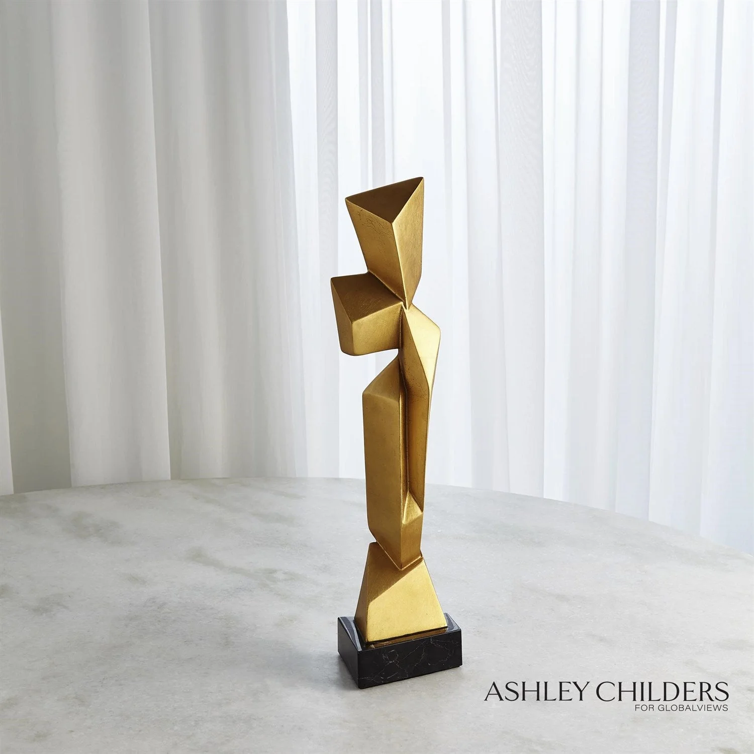 Global Views Facet Sculpture by Ashley Childers - Image 5