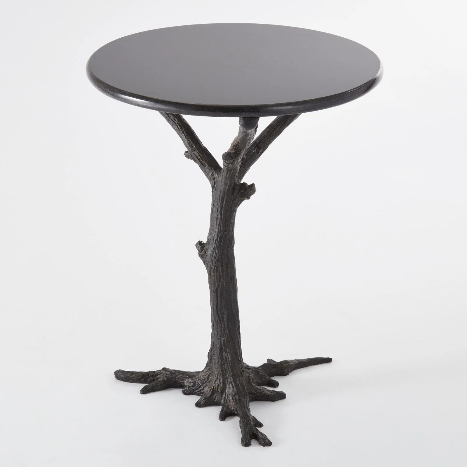 Global Views Faux Bois Side Table - Image 2