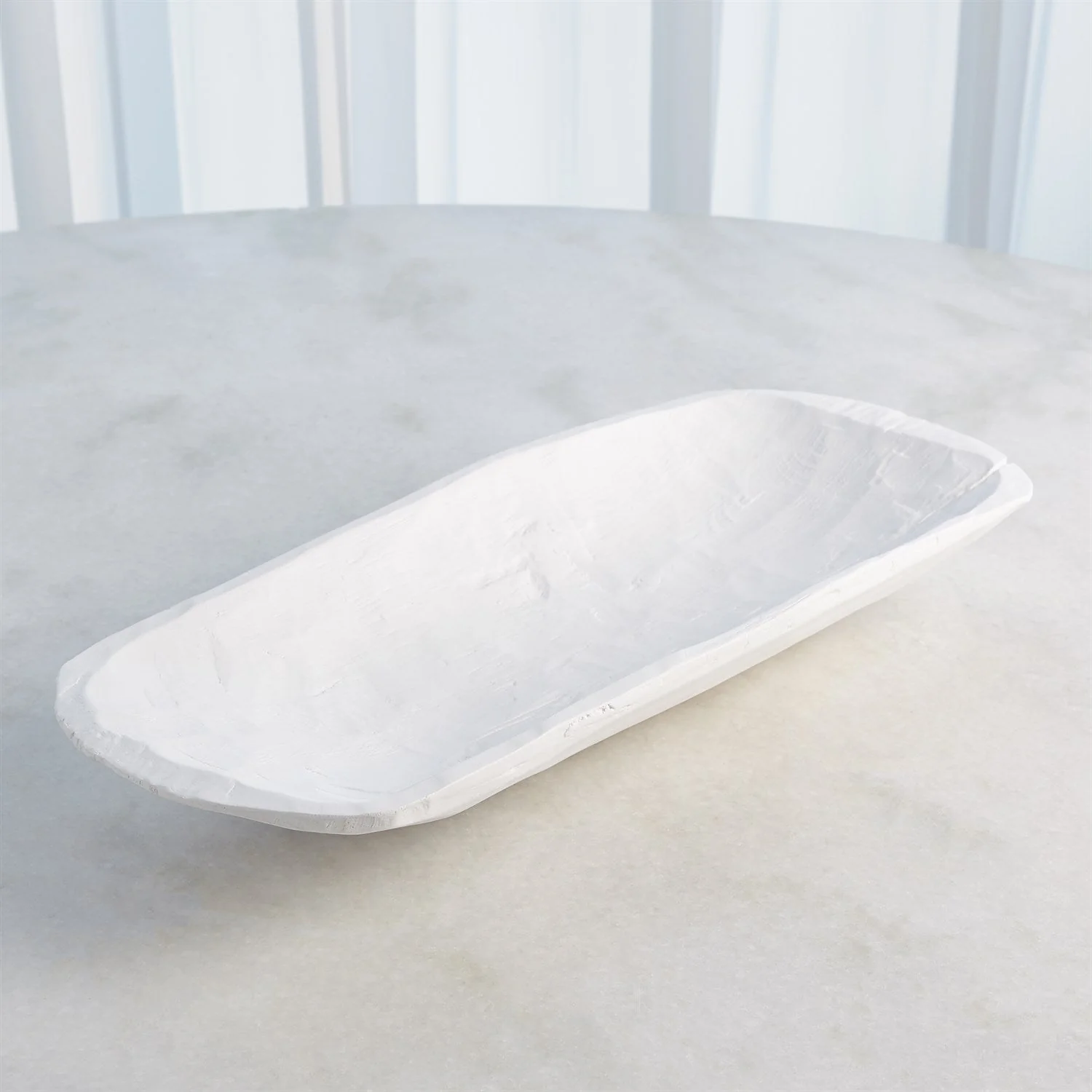 Global Views Faux Timber Rectangular Bowl - Image 2