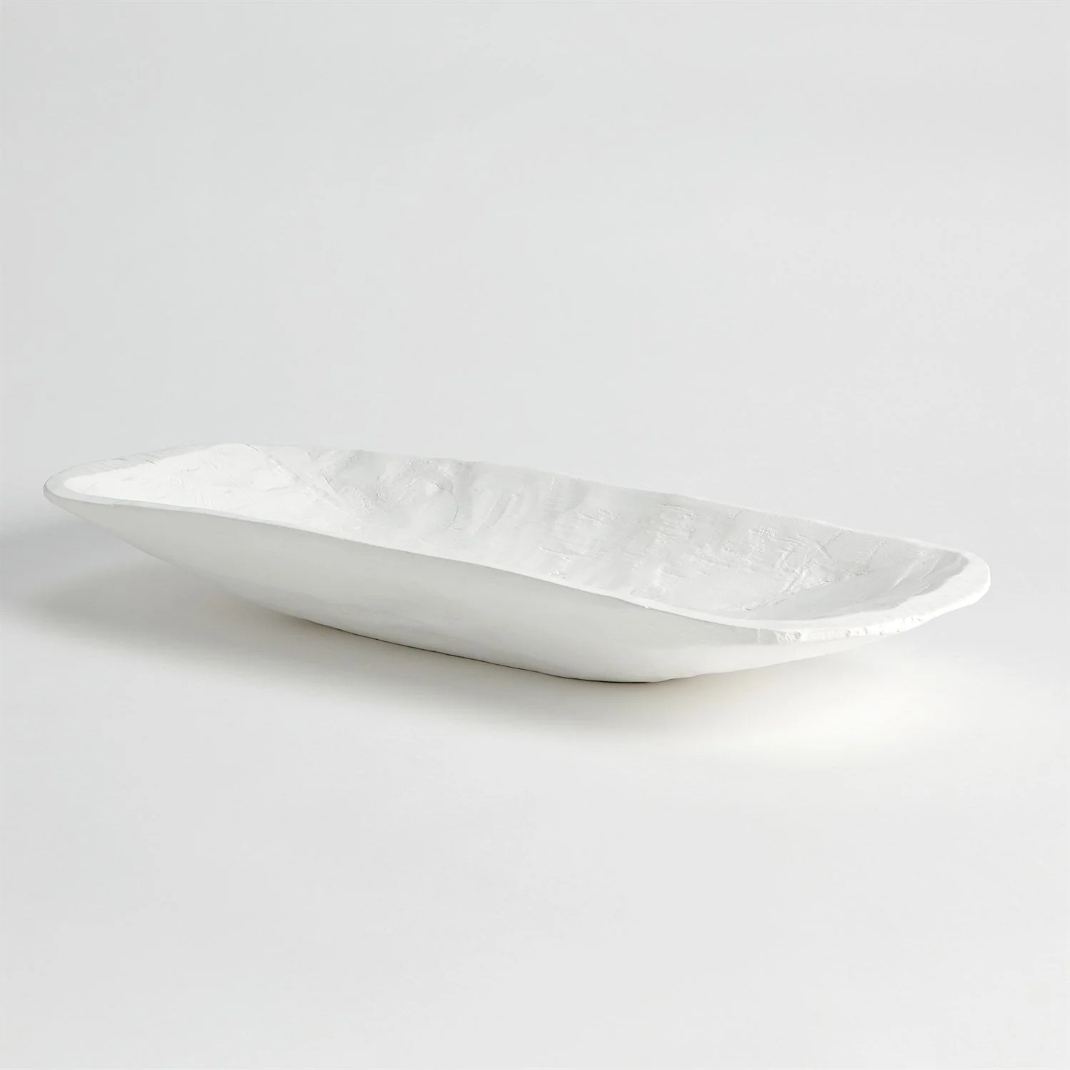 Global Views Faux Timber Rectangular Bowl - Image 5