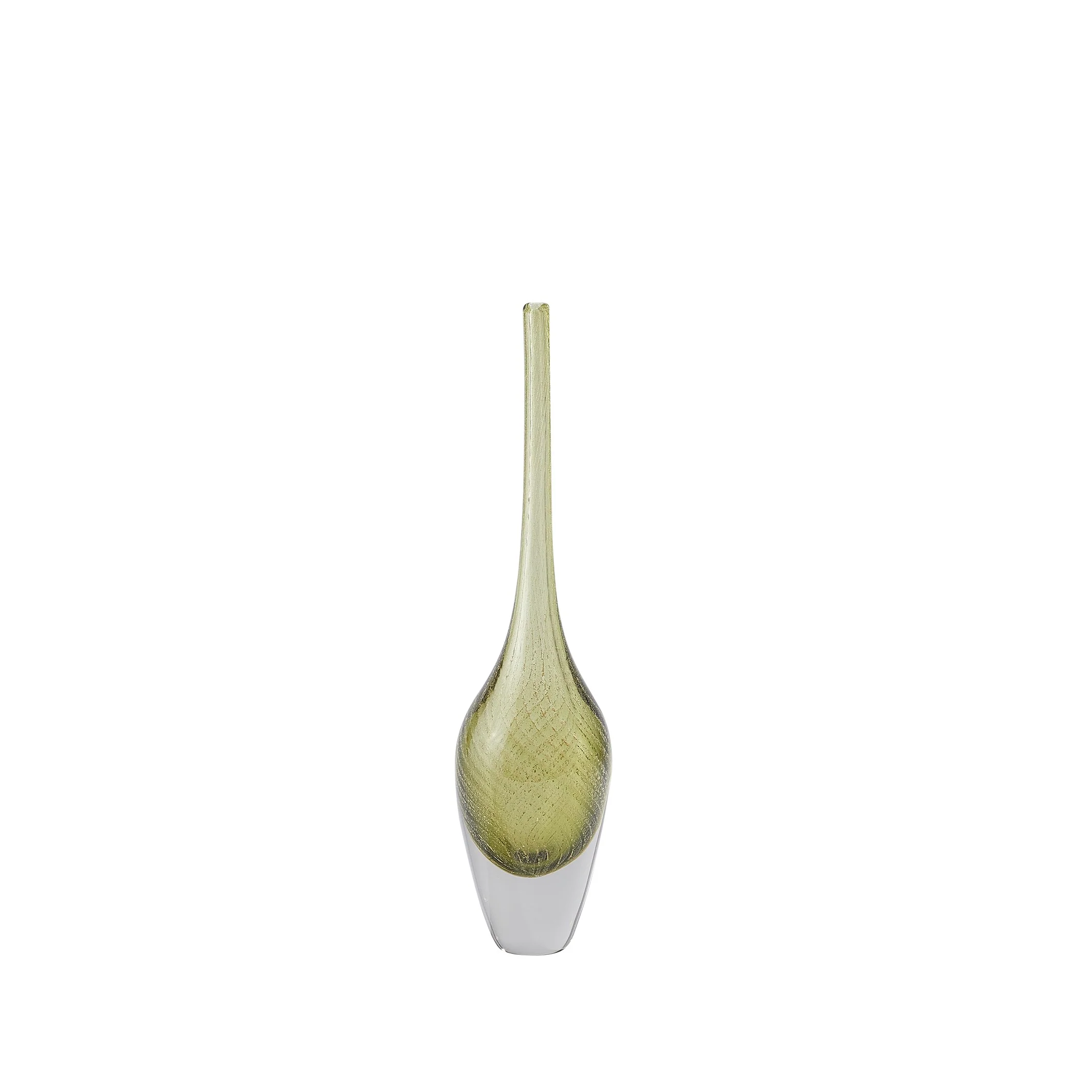 Global Views Flecked Spire Bottle Olive - Image 12