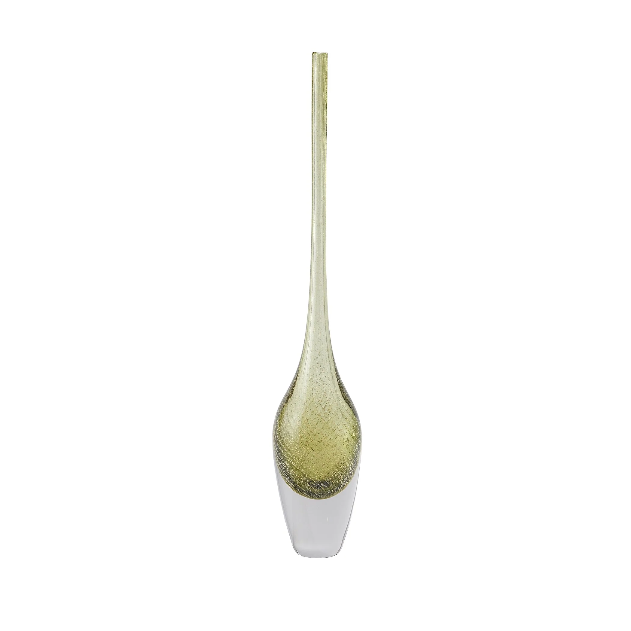 Global Views Flecked Spire Bottle Olive - Image 15