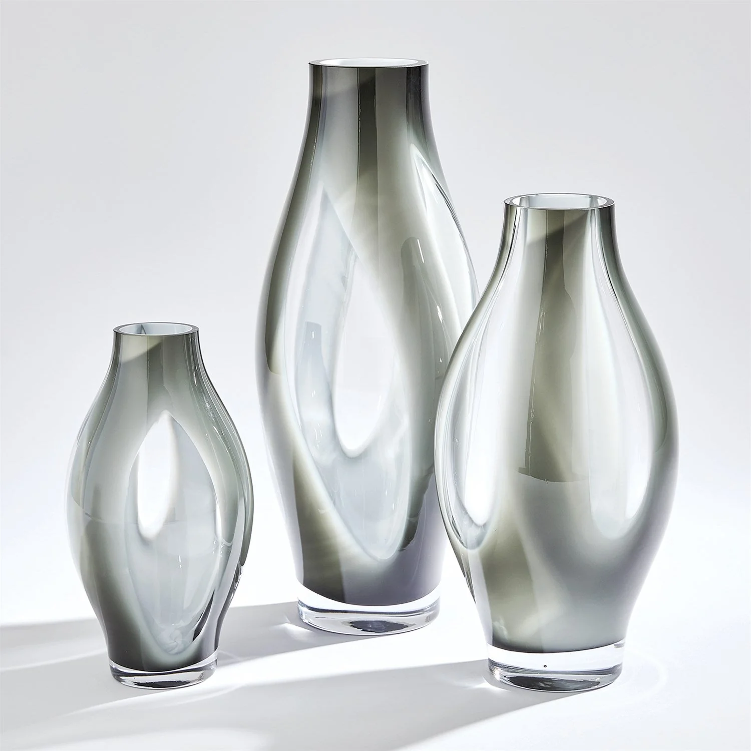 Global Views Fly Through Vase - Grey - Image 2
