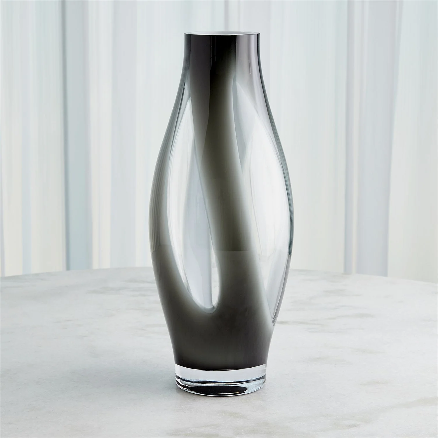 Global Views Fly Through Vase - Grey - Image 3