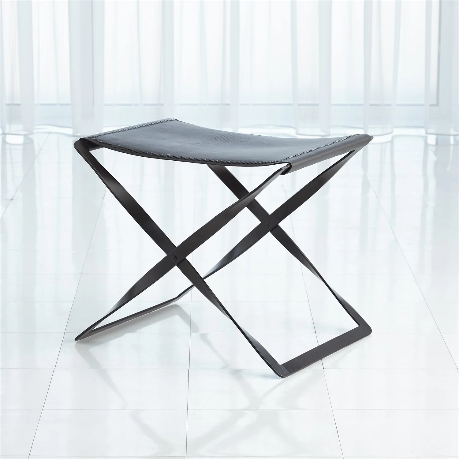 Global Views Folding Stool - Image 2