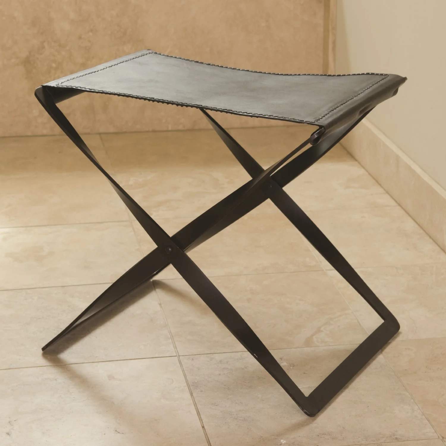 Global Views Folding Stool - Image 3