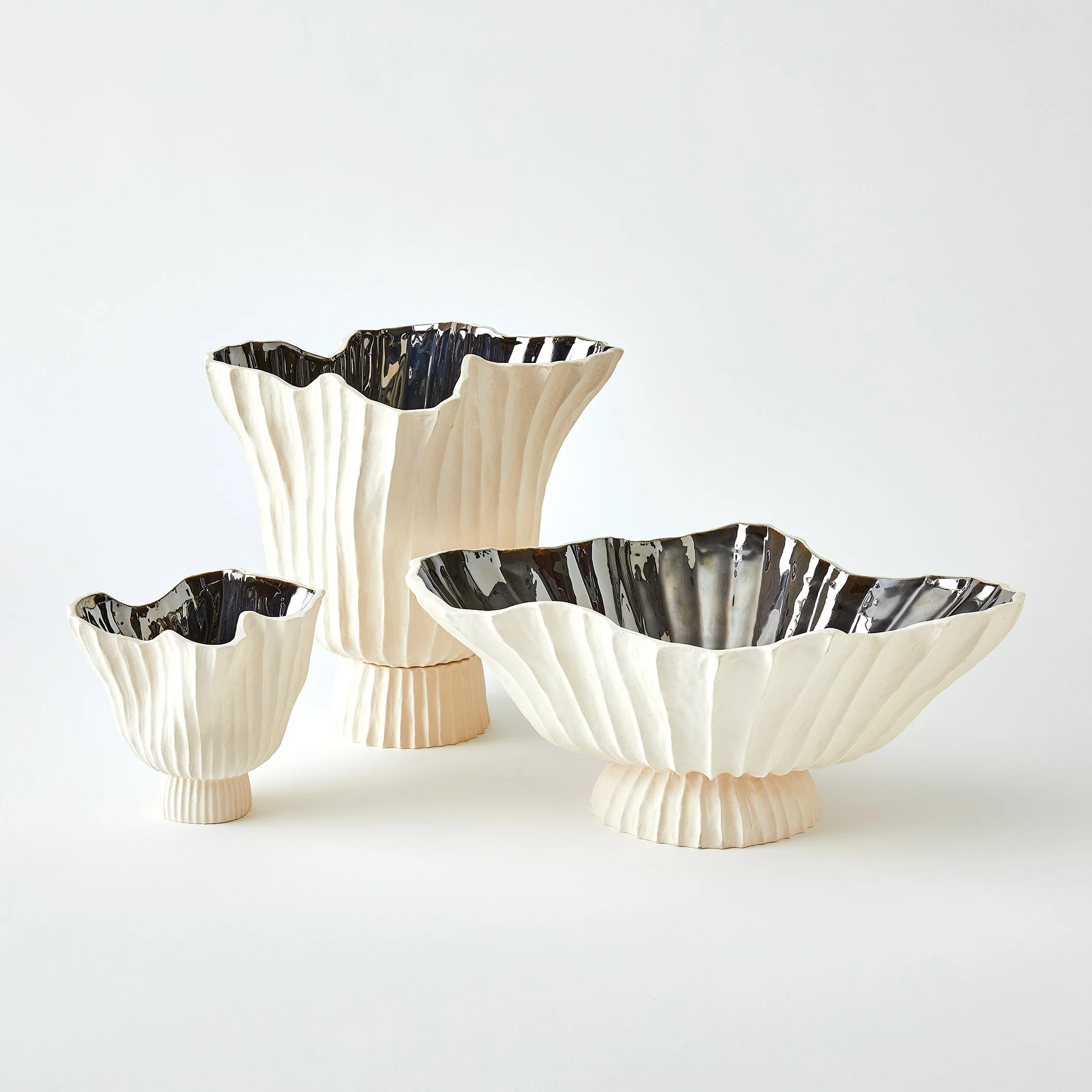 Global Views Folha Footed Bowl - Image 11