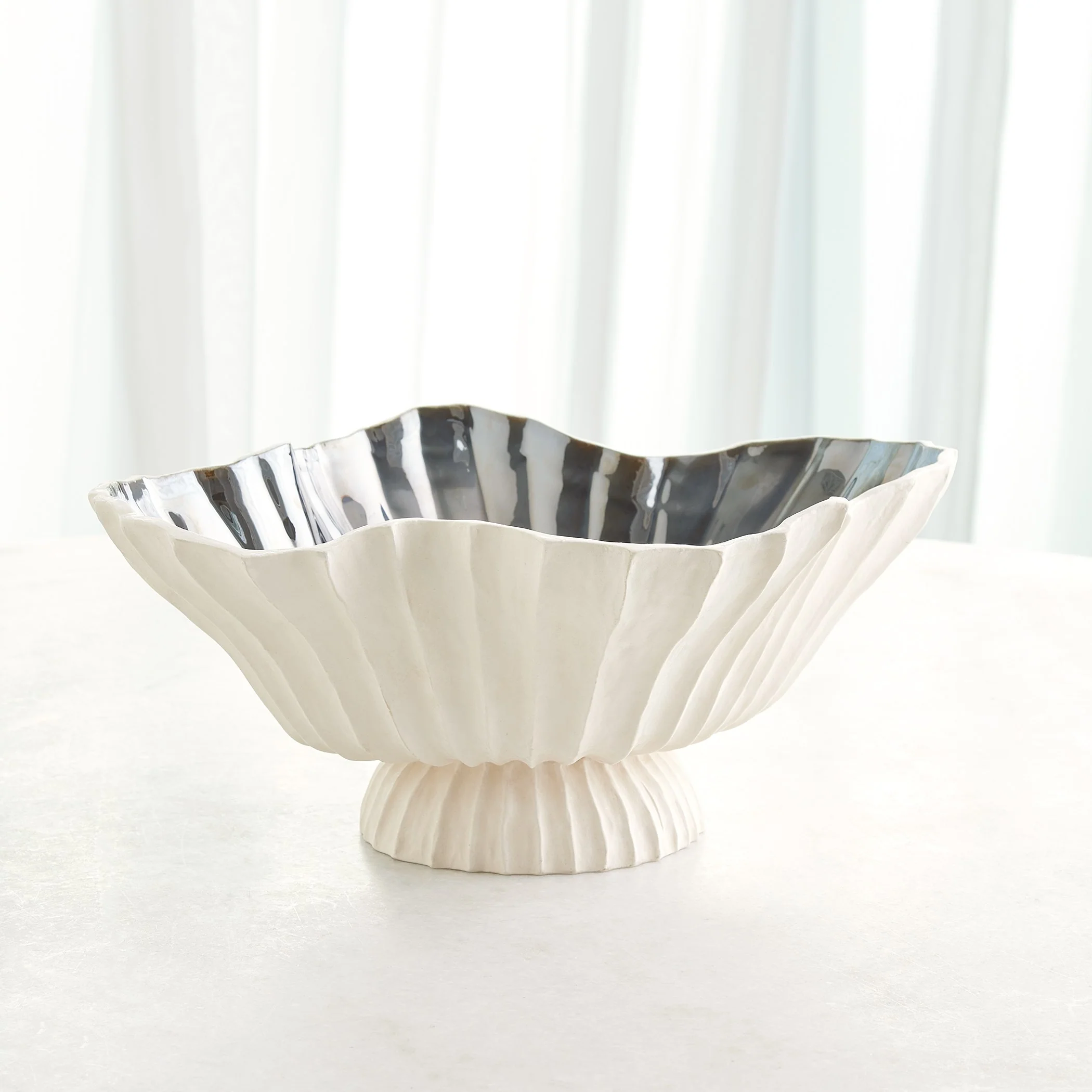 Global Views Folha Footed Bowl - Image 12