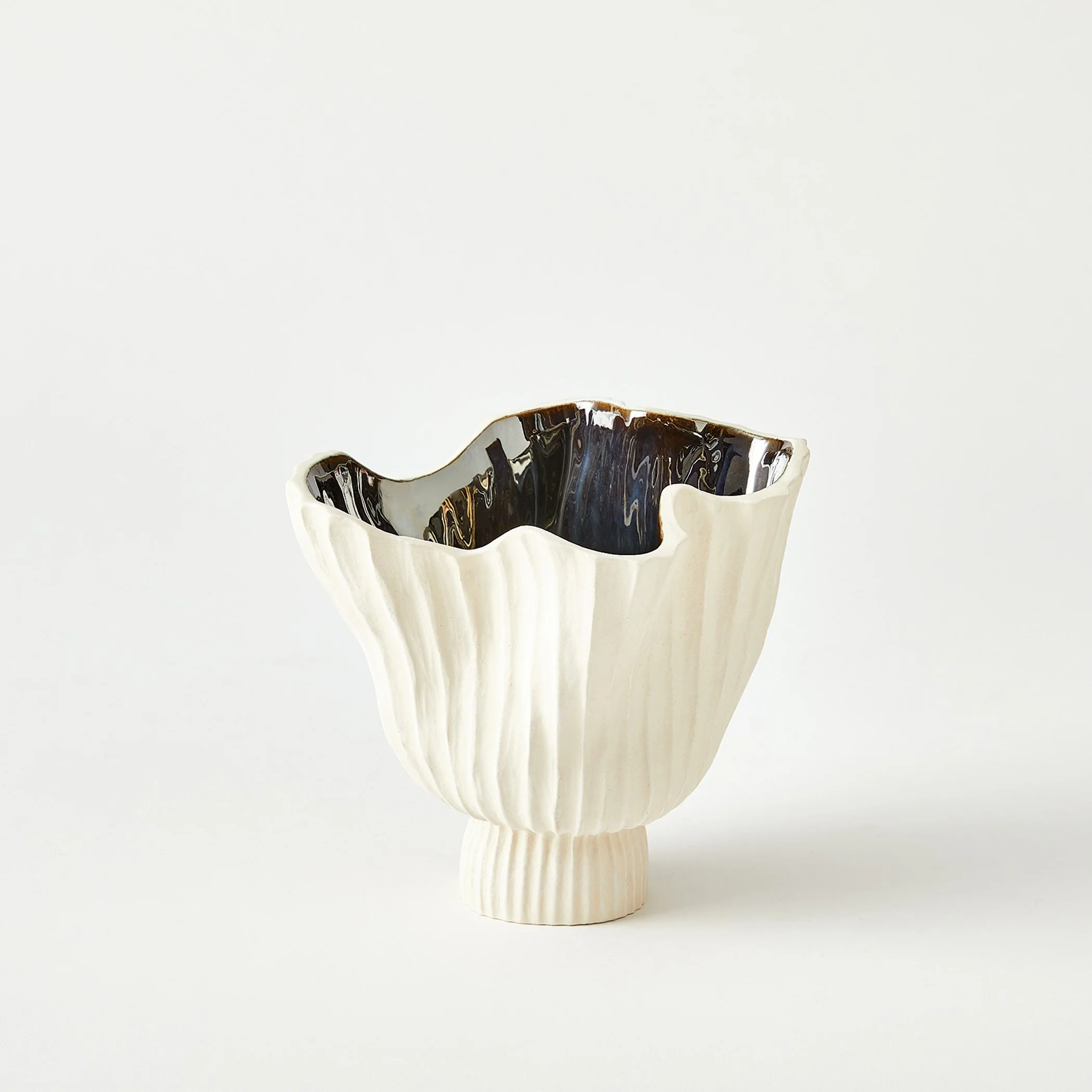 Global Views Folha Footed Vase - Image 13