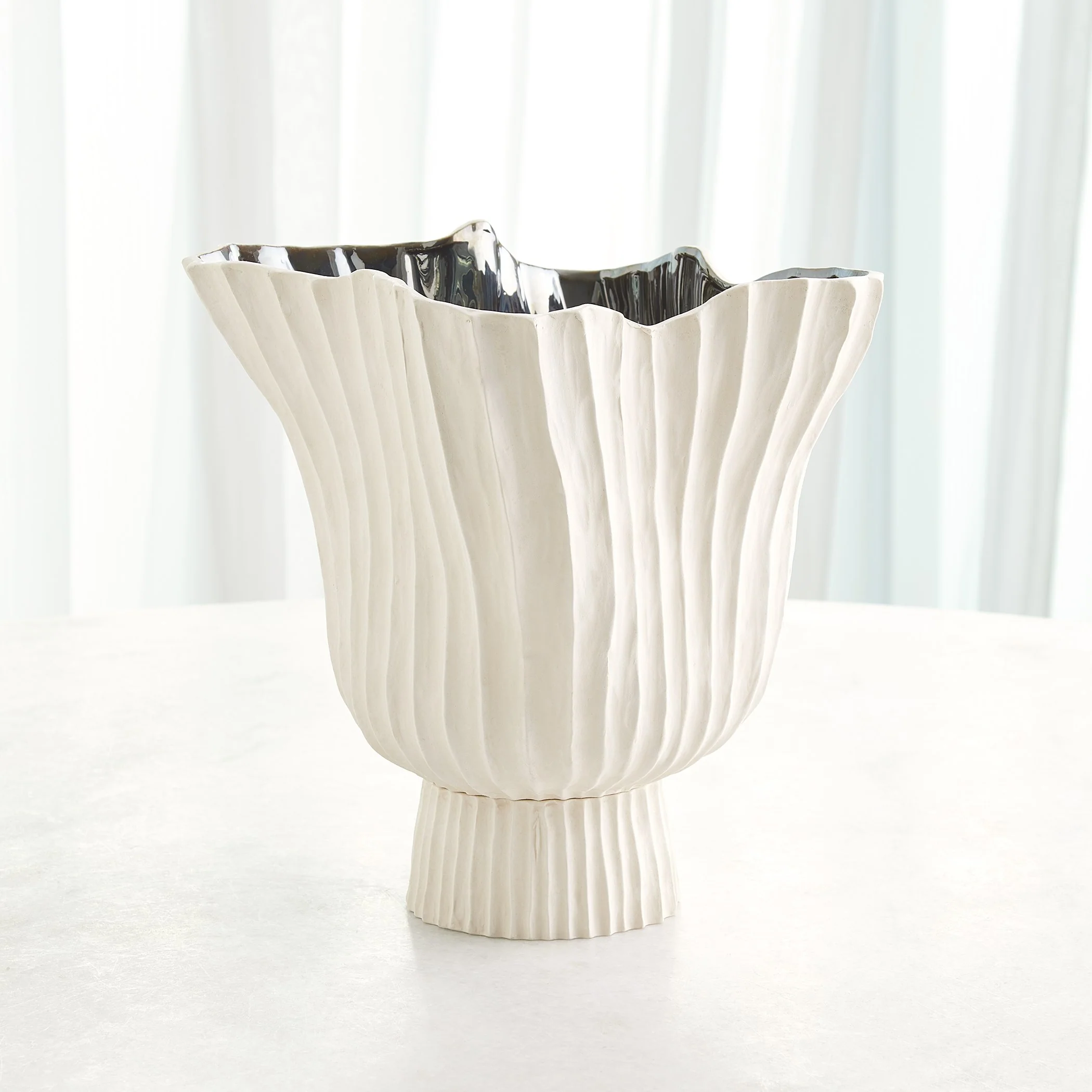 Global Views Folha Footed Vase - Image 22