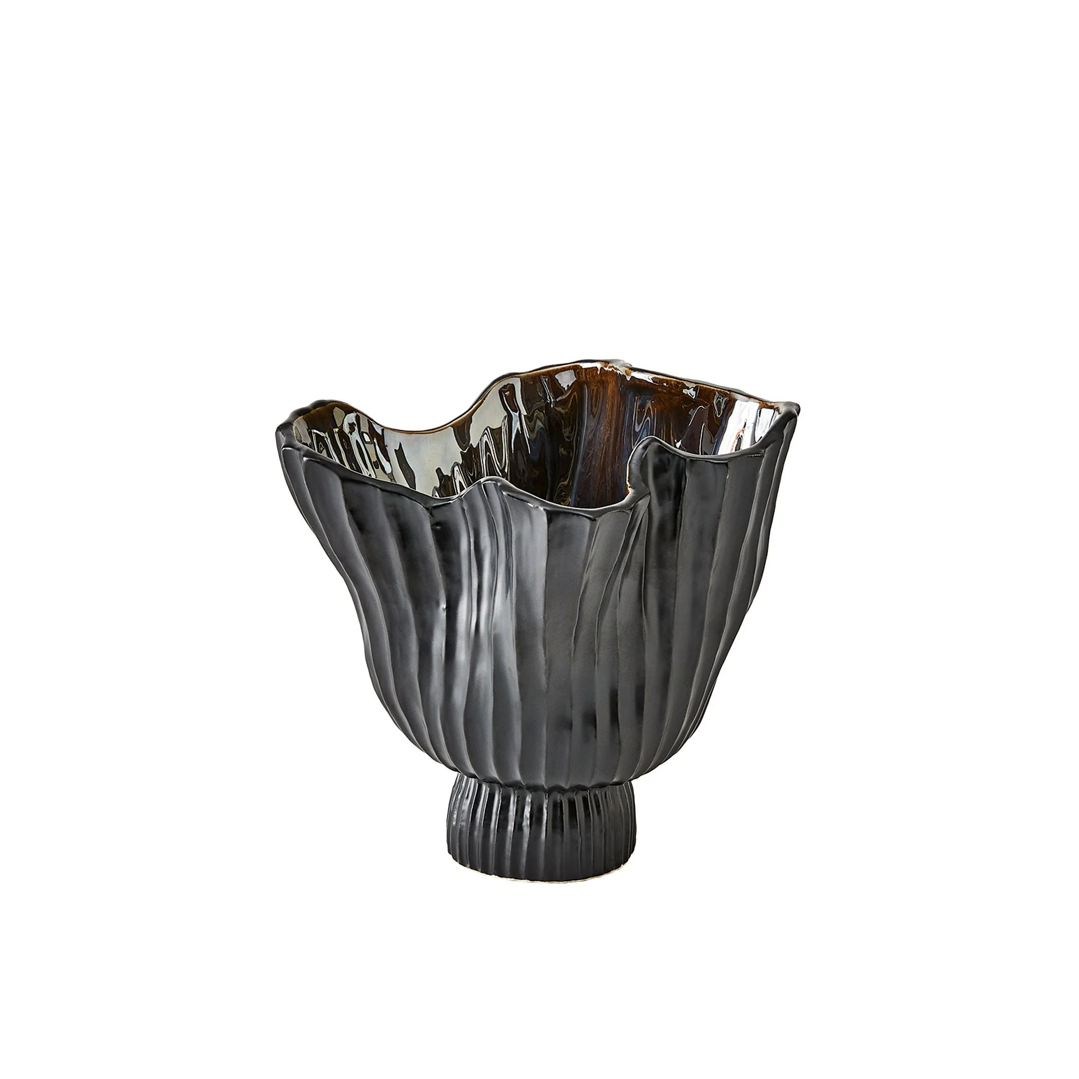 Global Views Folha Footed Vase - Image 9