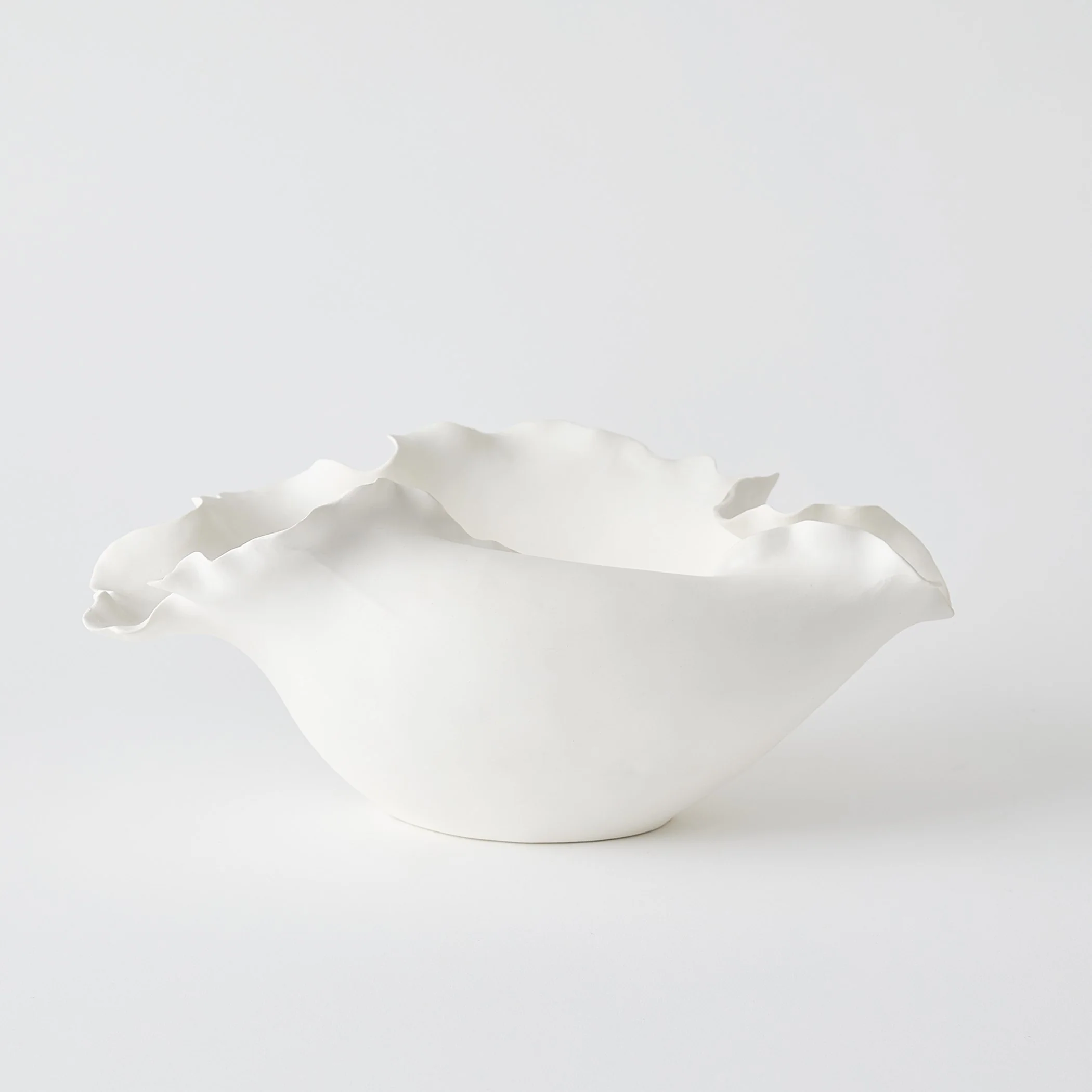 Global Views Folios Bowl Matte White - Image 10