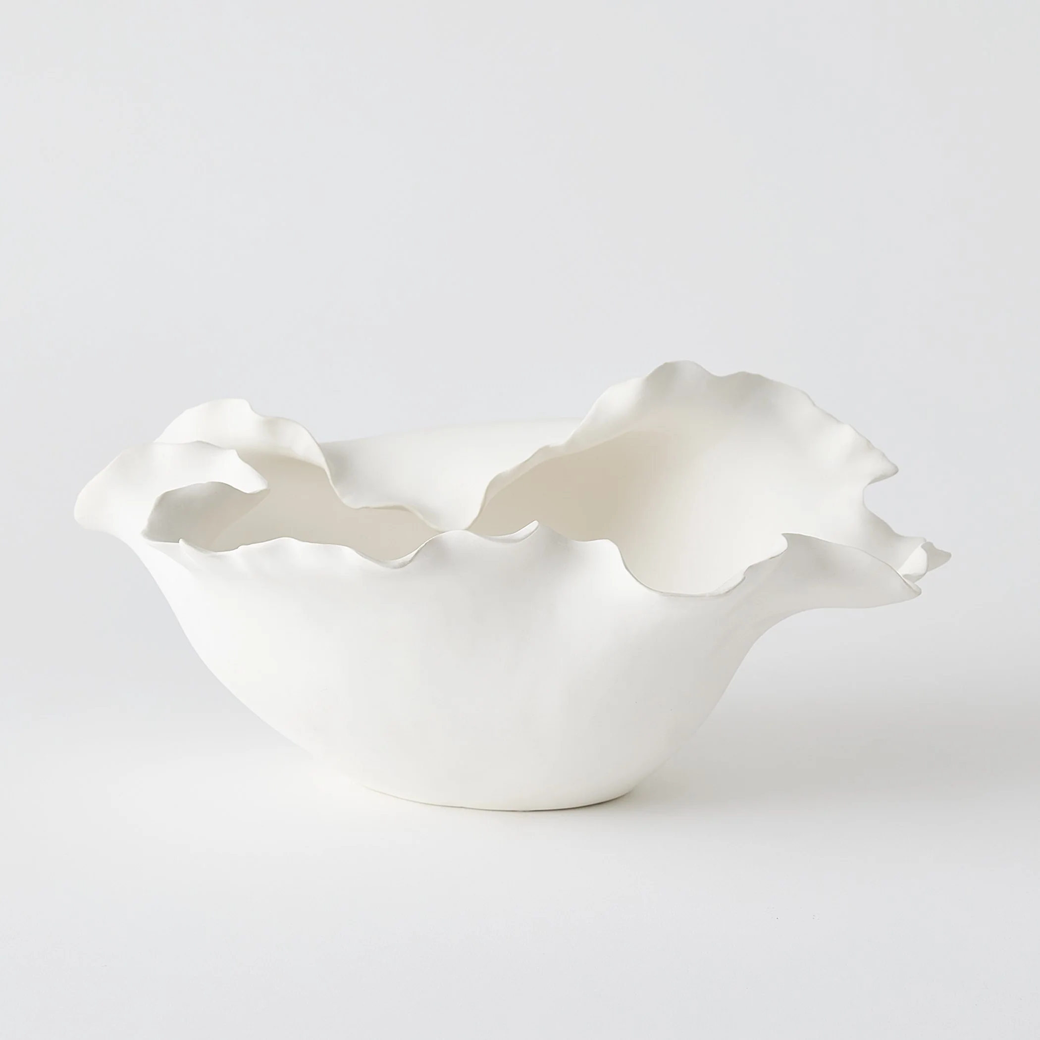 Global Views Folios Bowl Matte White - Image 11