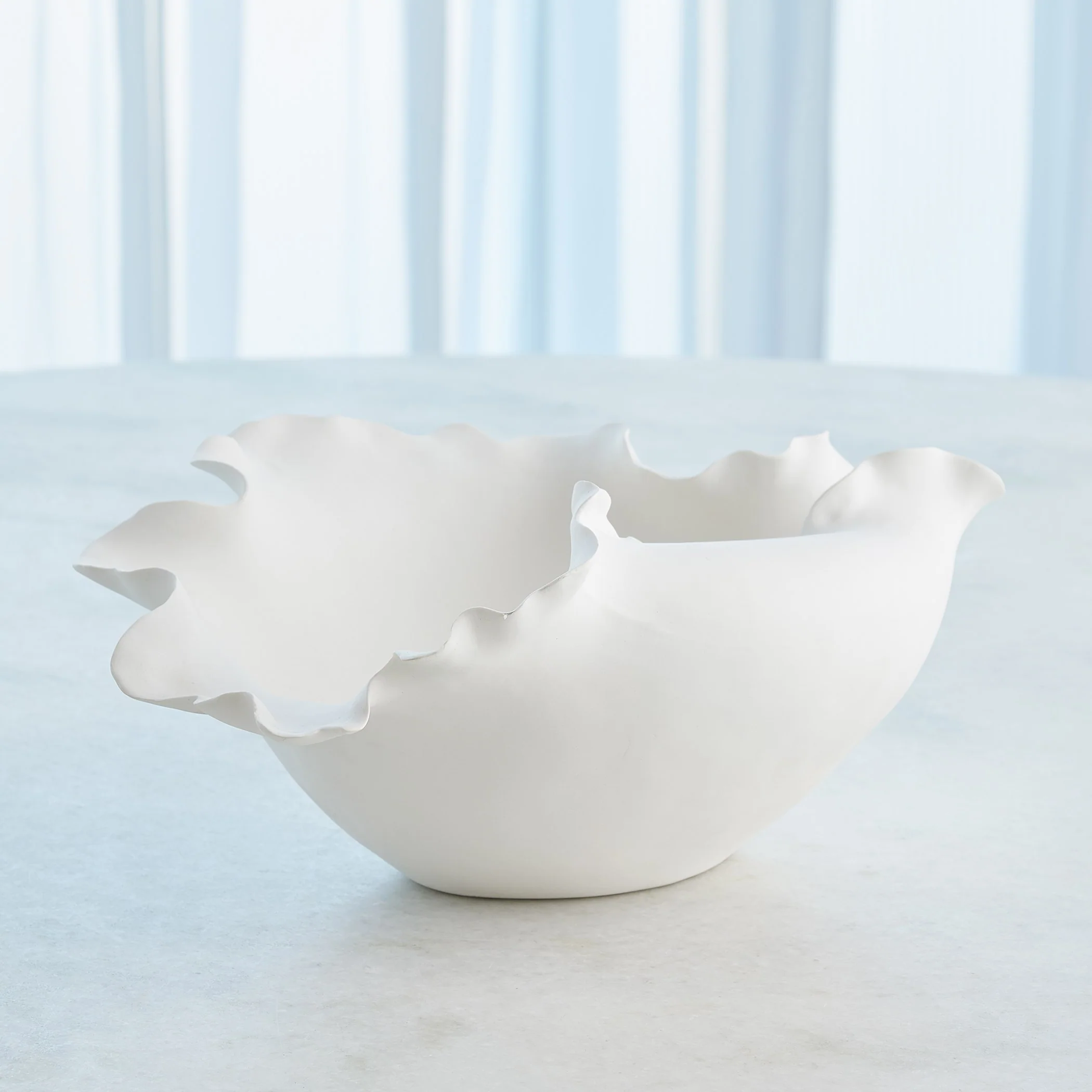 Global Views Folios Bowl Matte White - Image 12