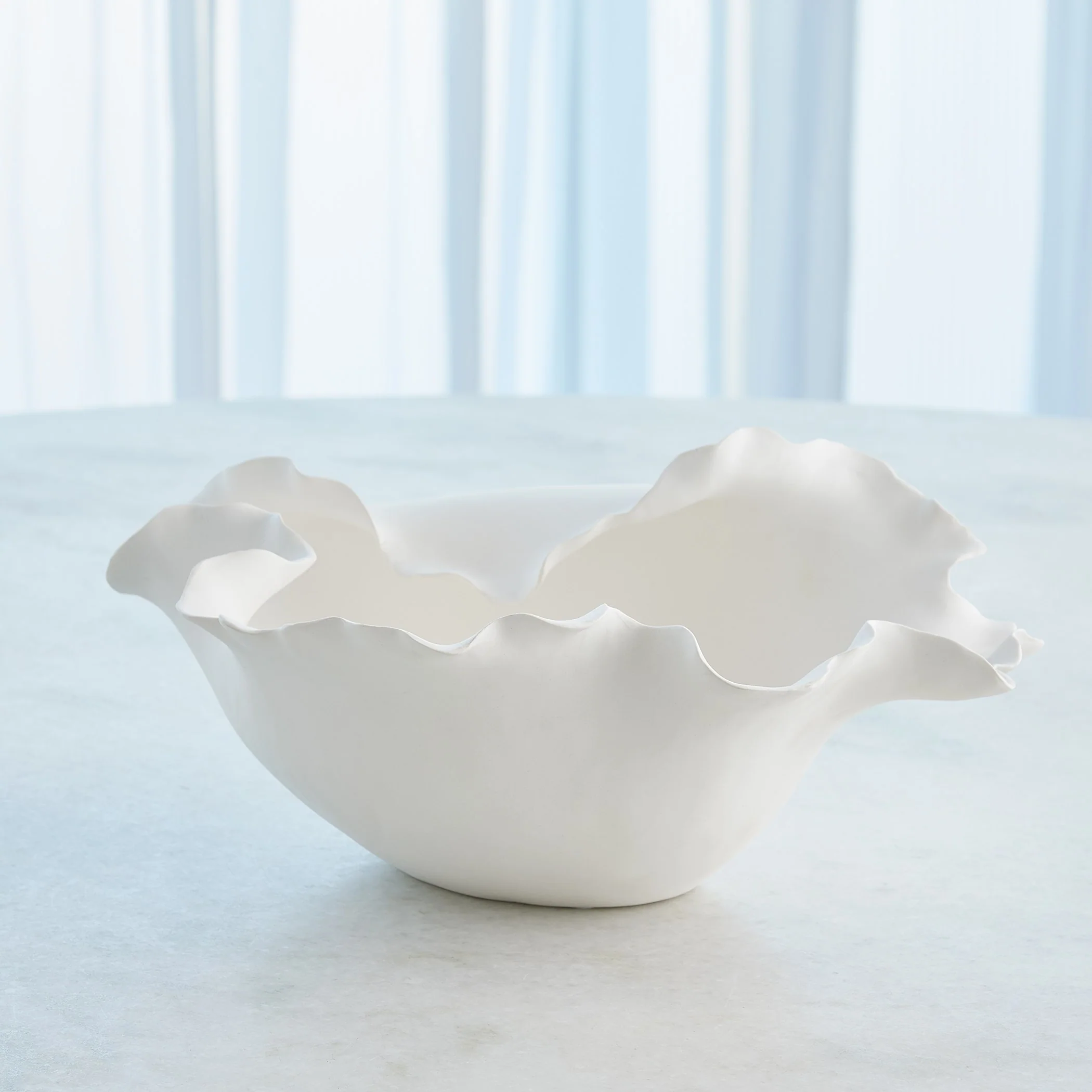 Global Views Folios Bowl Matte White - Image 13