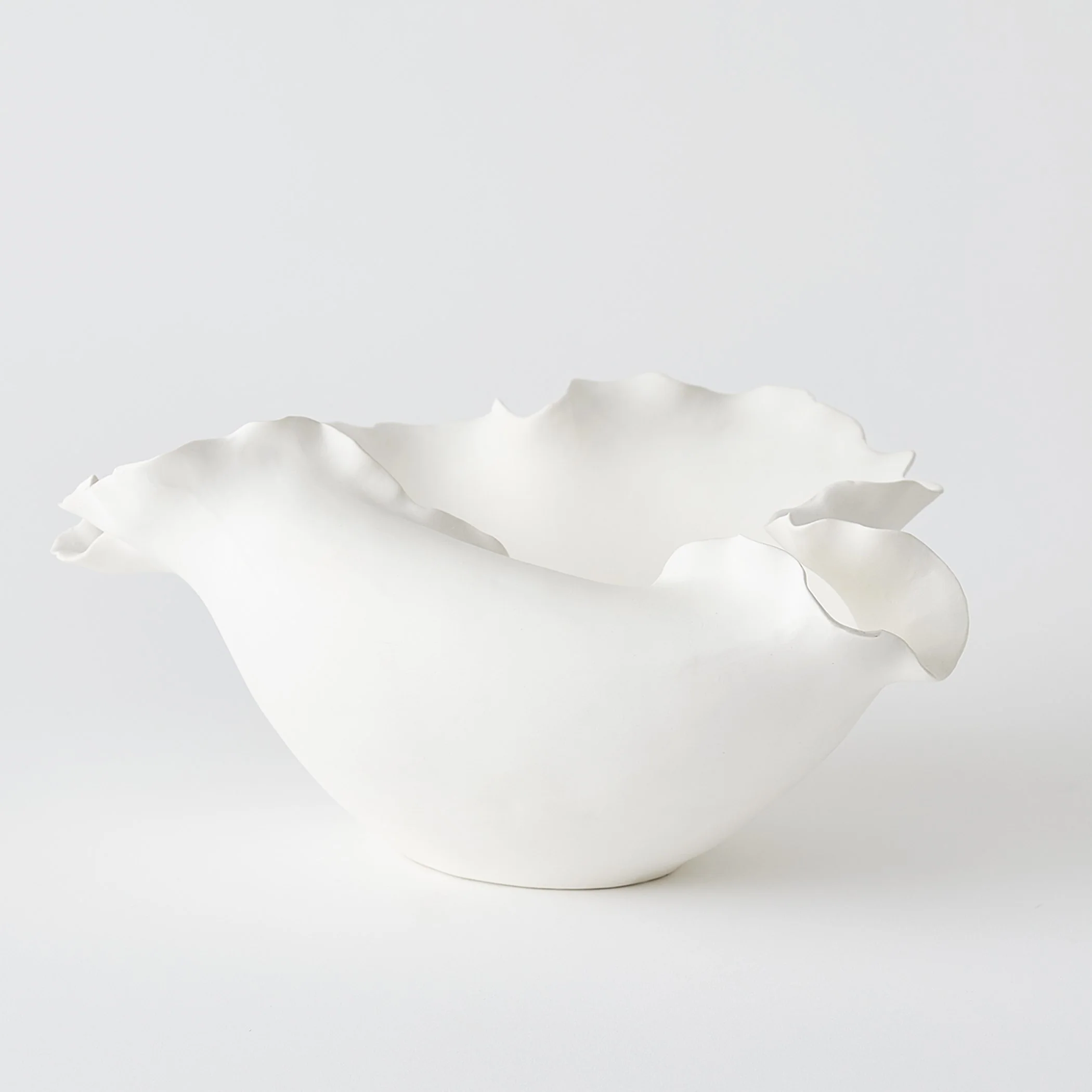 Global Views Folios Bowl Matte White - Image 9