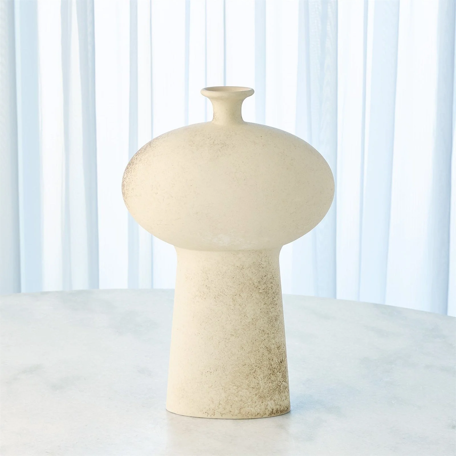 Global Views Folk Vase - Ivory - Image 5