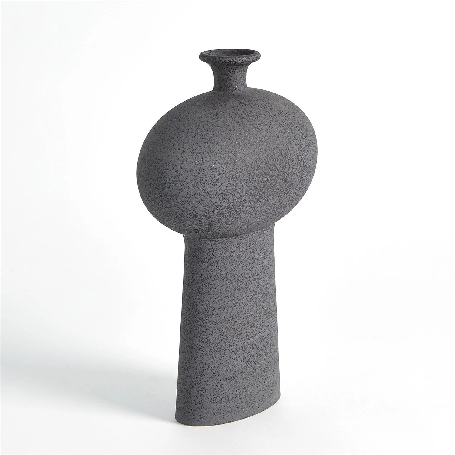 Global Views Folk Vase - Black Stone - Image 12