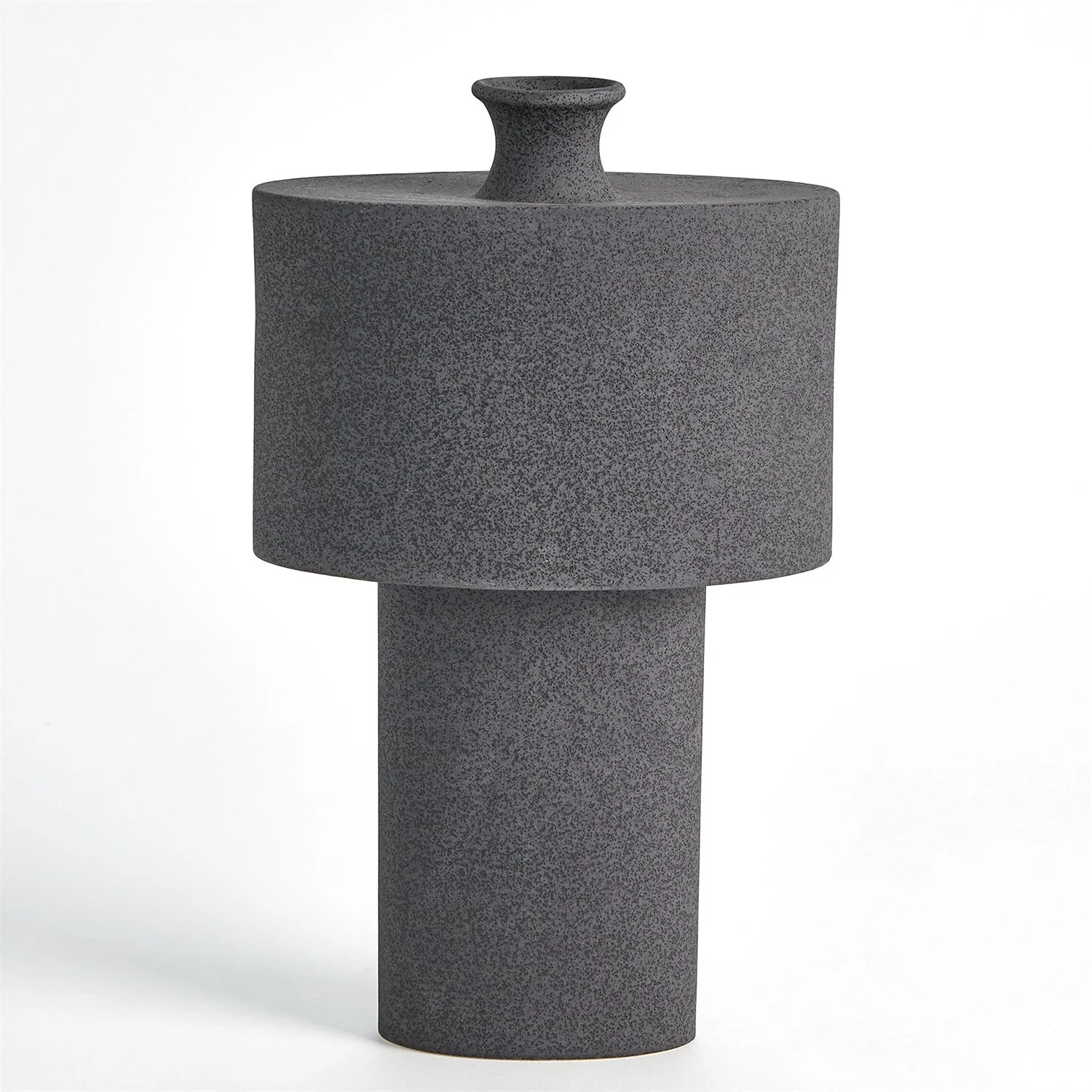 Global Views Folk Vase - Black Stone - Image 5
