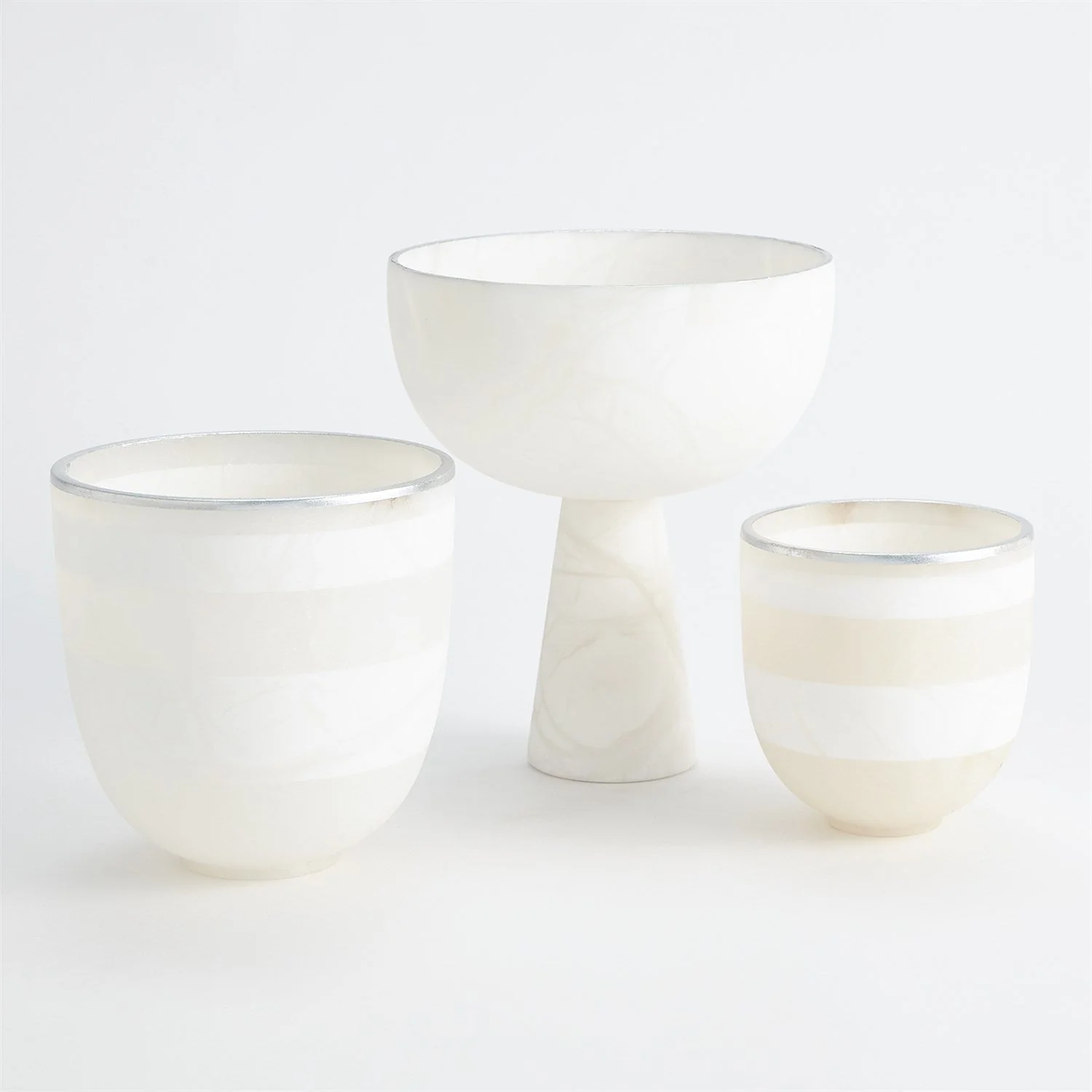 Global Views Footed Alabaster Bowl - Image 5