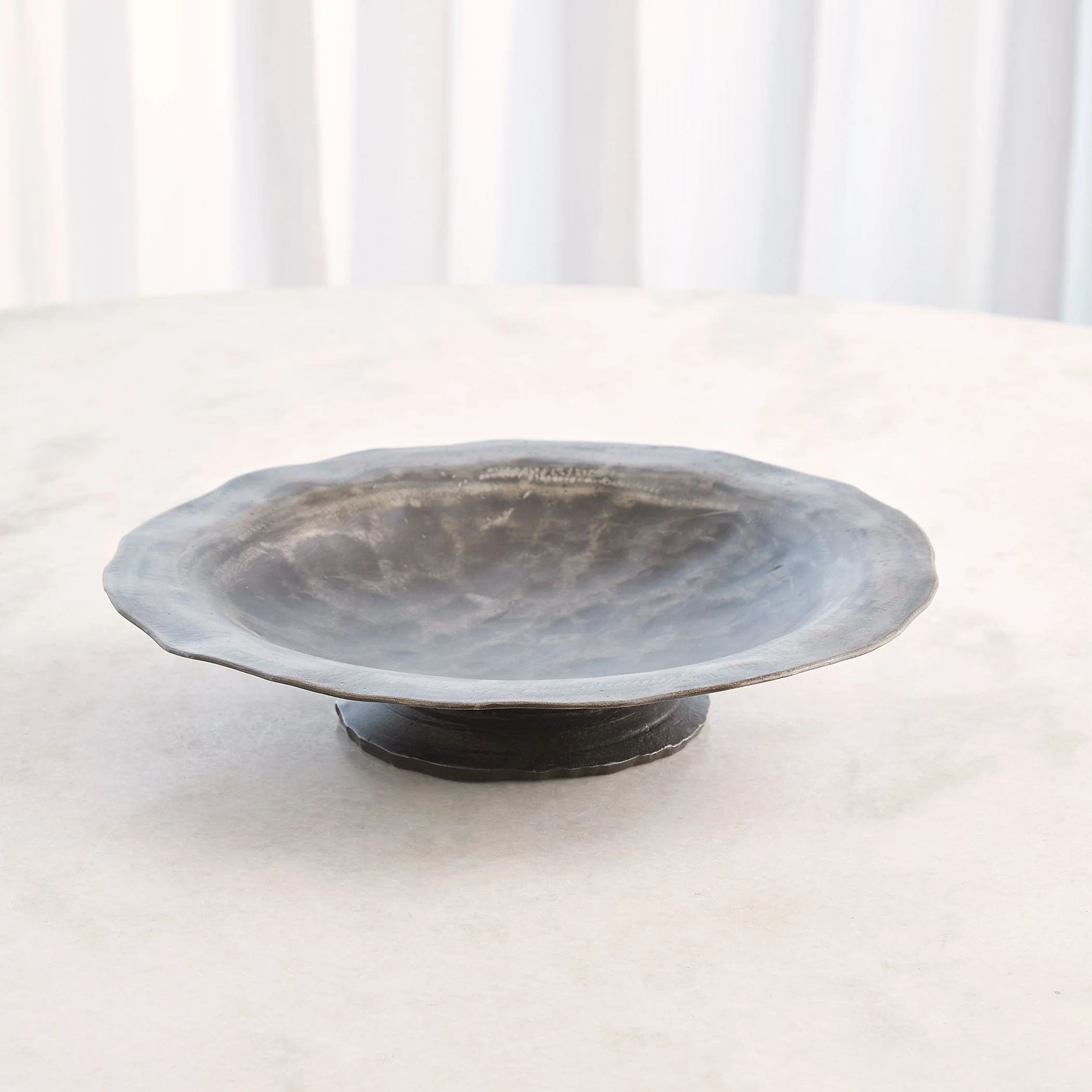 Global Views Forest Blossom Bowl Natural Iron - Image 3