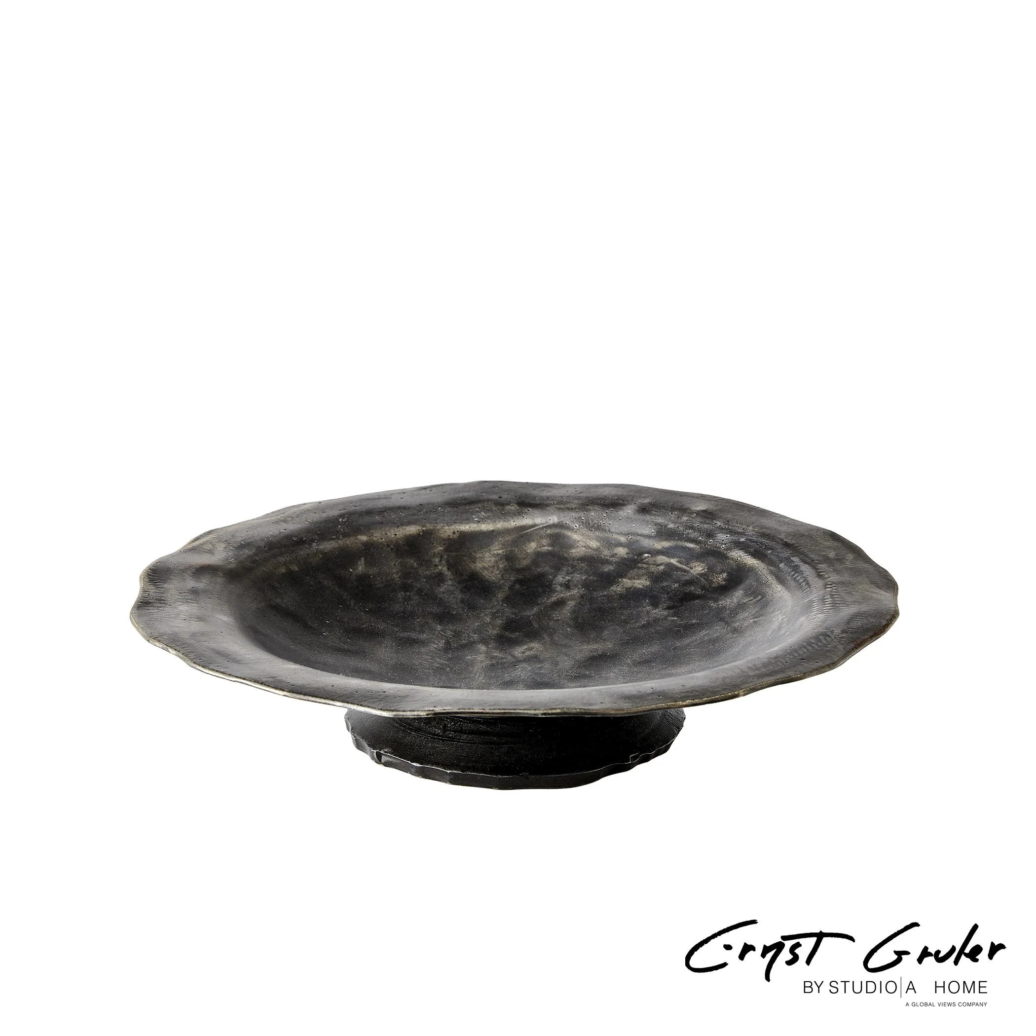 Global Views Forest Blossom Bowl Natural Iron - Image 6
