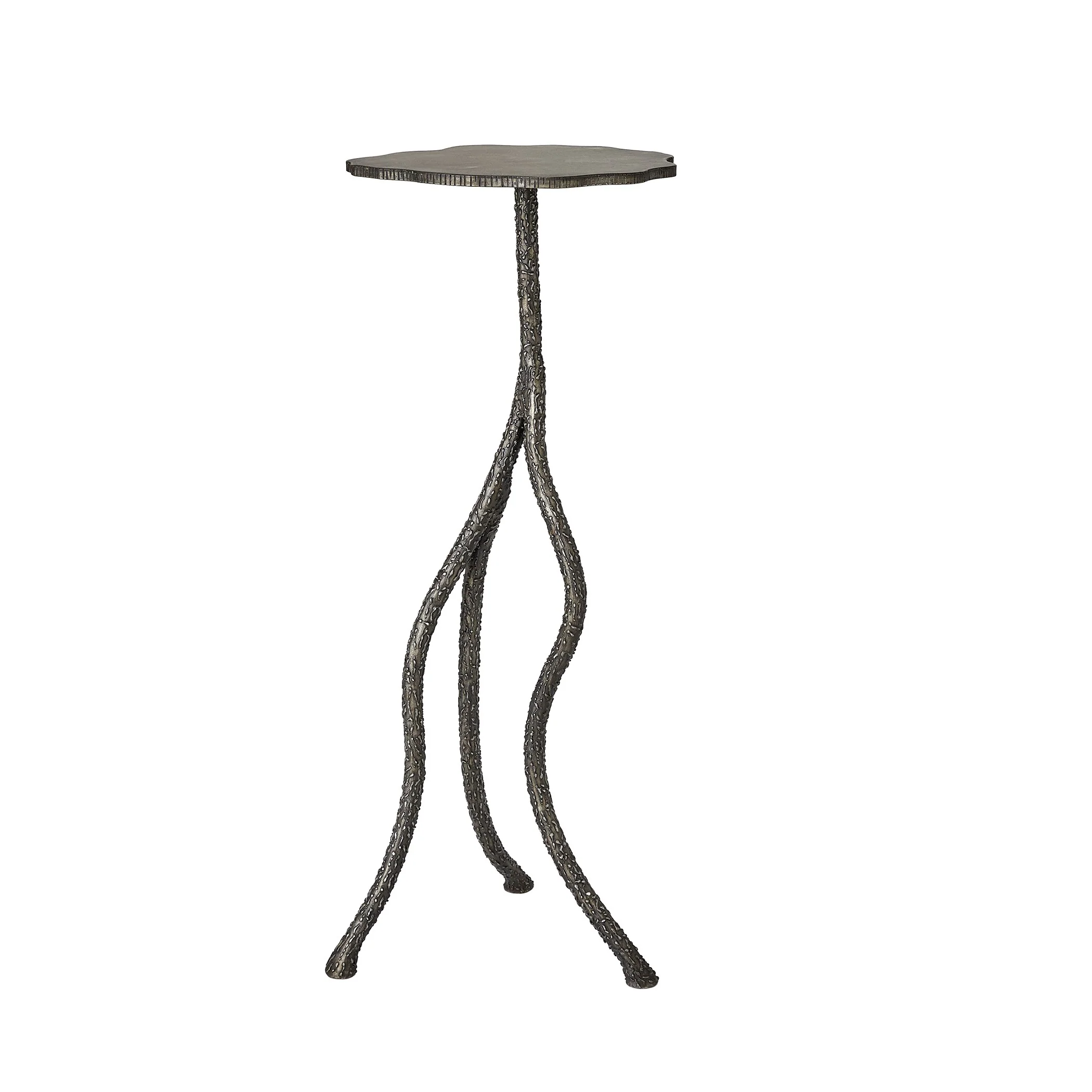 Global Views Forest Blossom Pedestal Natural Iron - Image 6
