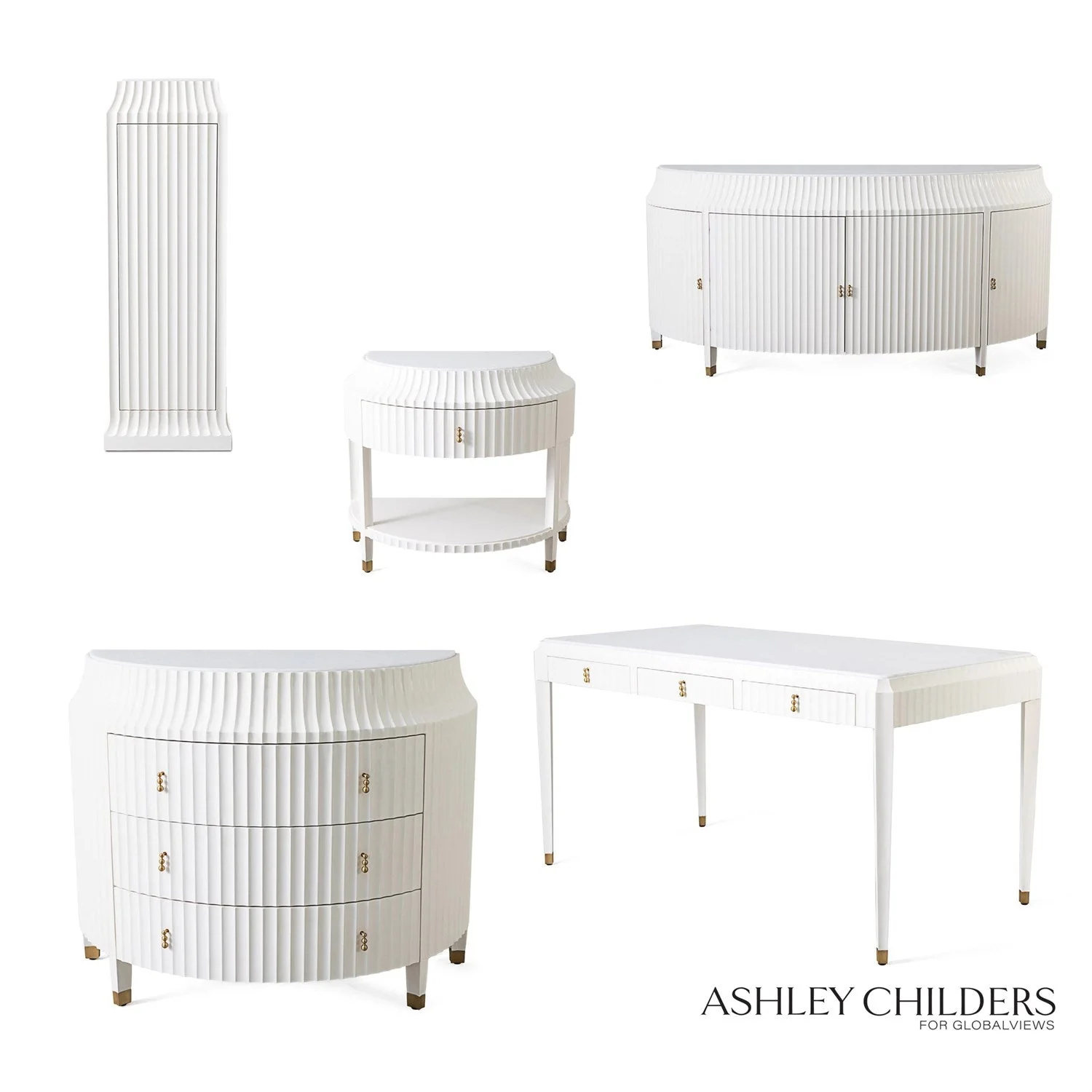 Global Views Fountain Bedside Chest by Ashley Childers - Image 9