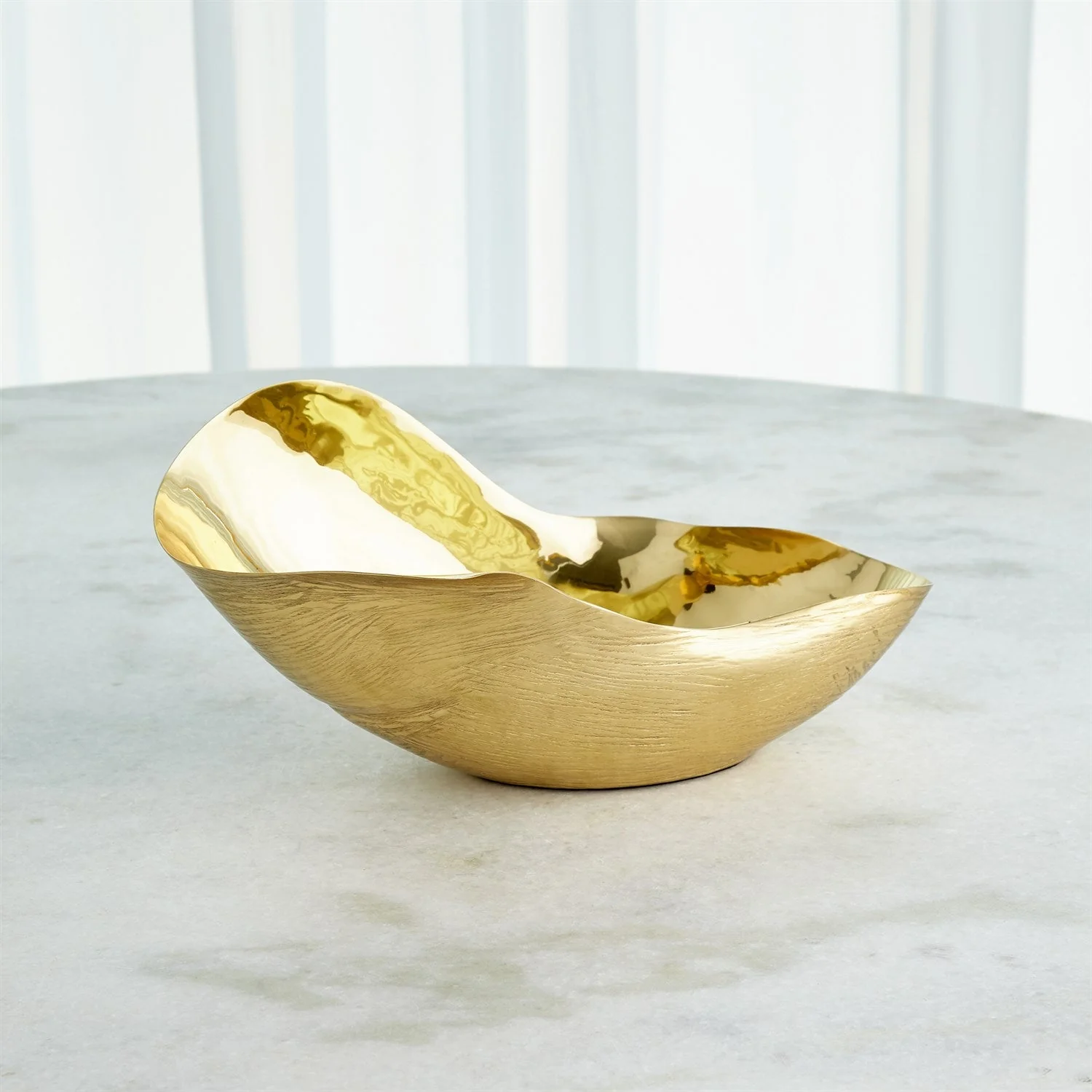 Global Views Free Form Bowl - Brass - Image 4