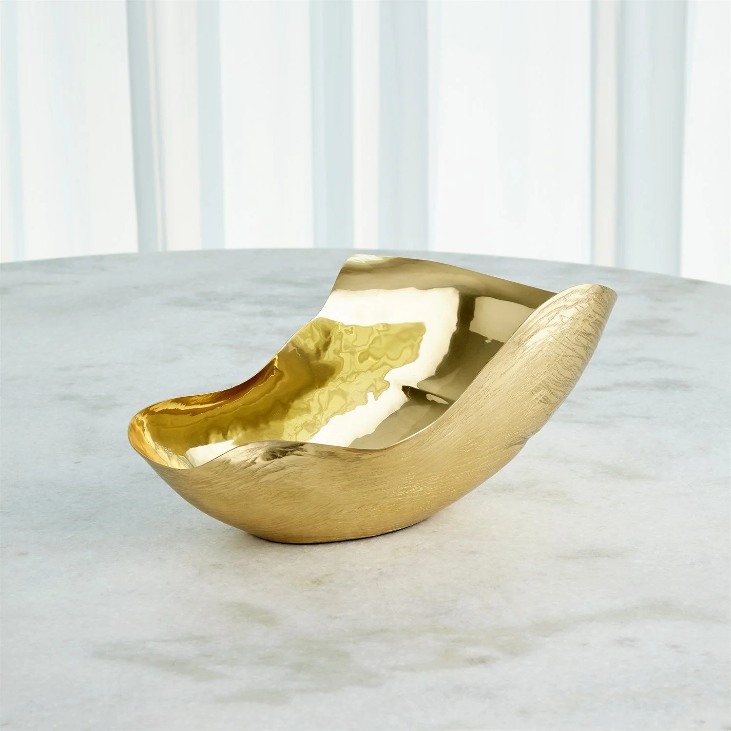 Global Views Free Form Bowl - Brass - Image 5