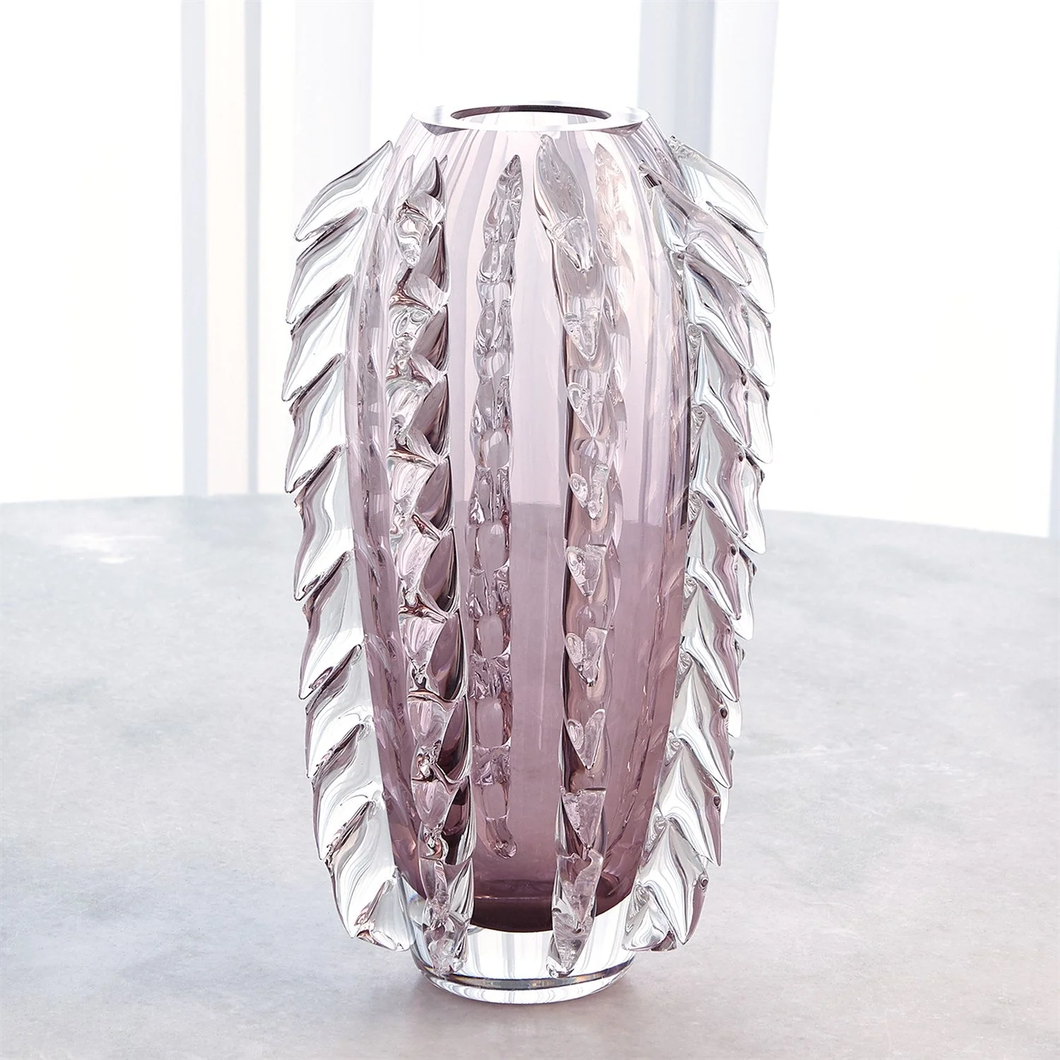 Global Views Fringe Vase - Amethyst - Image 4