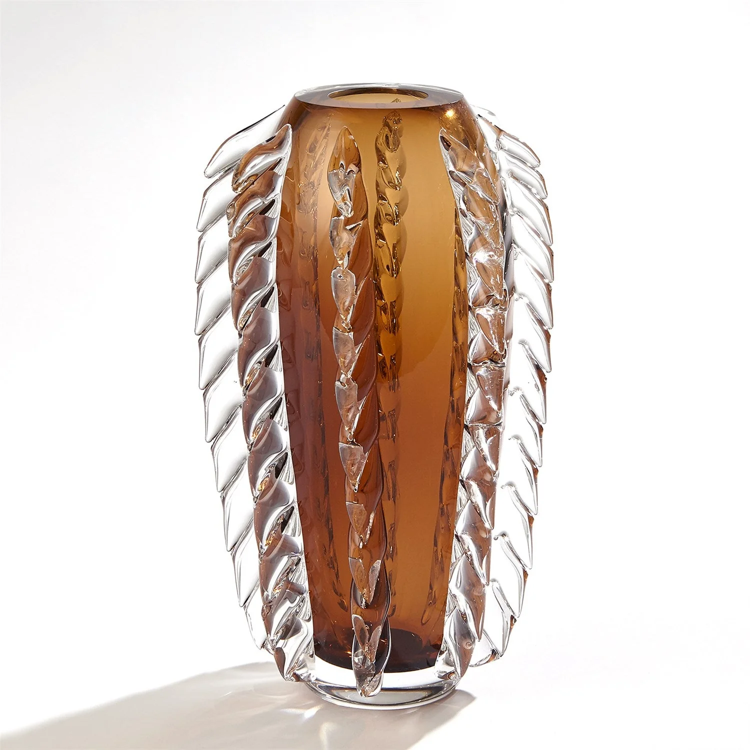Global Views Fringe Vase - Tobacco - Image 4