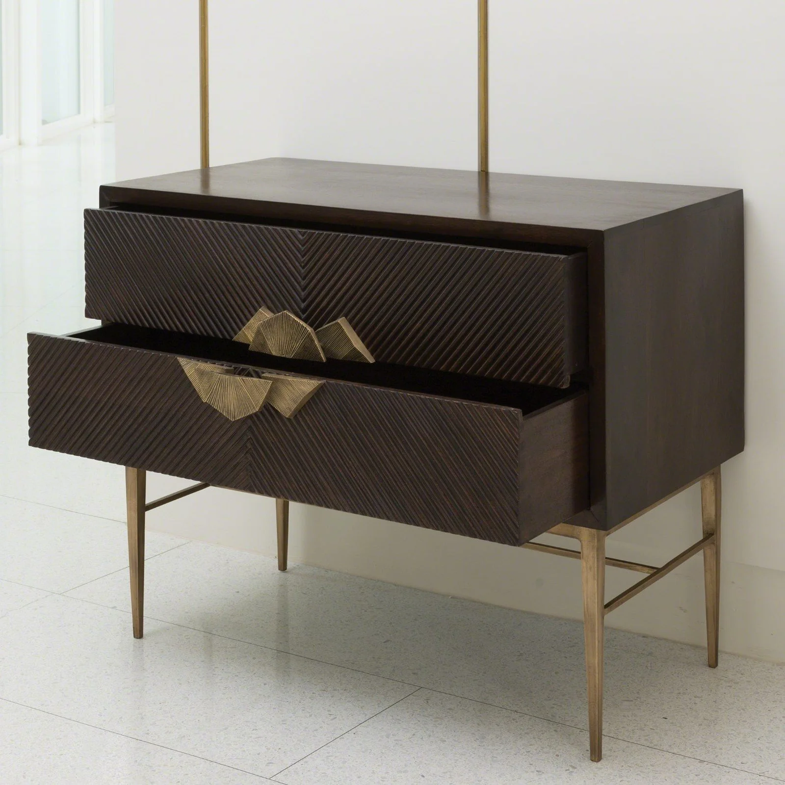 Global Views Galapagos Two Drawer Chest - Image 2