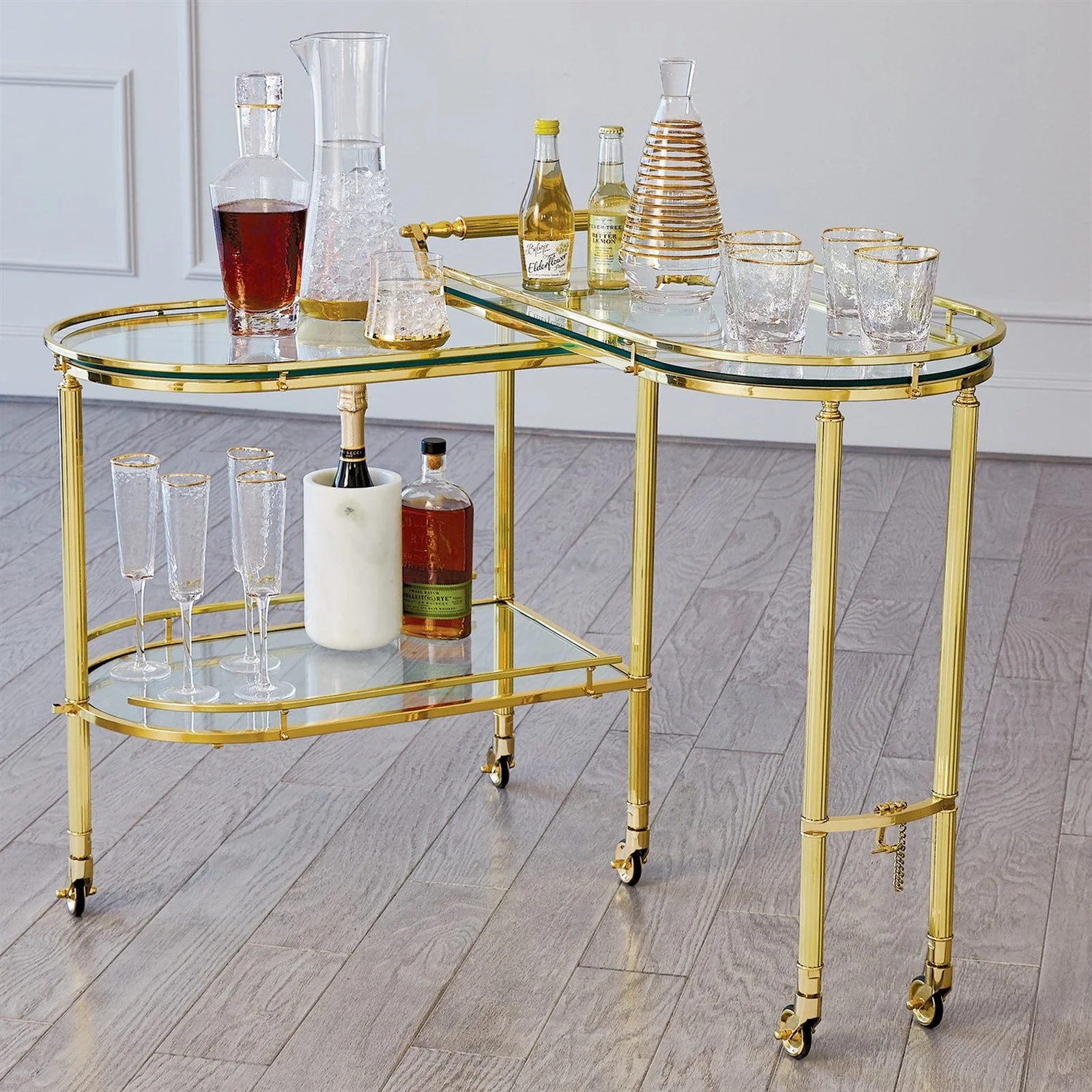 Global Views Gallery Folding Bar - Image 13