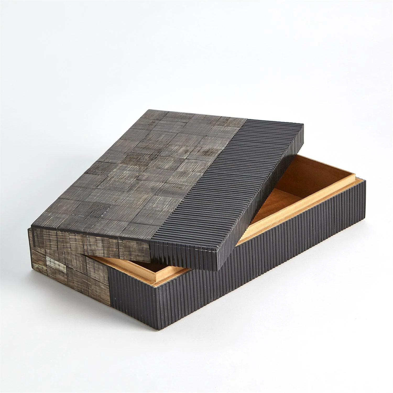 Global Views Gilles Ribbed Horn/Resin Box - Image 10