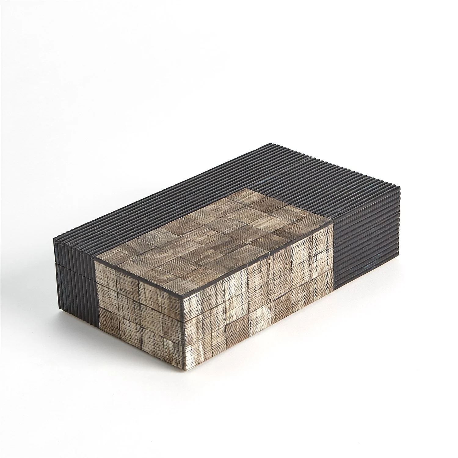 Global Views Gilles Ribbed Horn/Resin Box - Image 11
