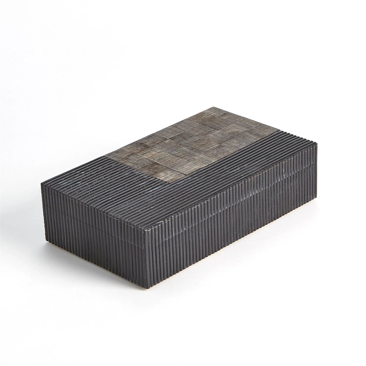 Global Views Gilles Ribbed Horn/Resin Box - Image 13