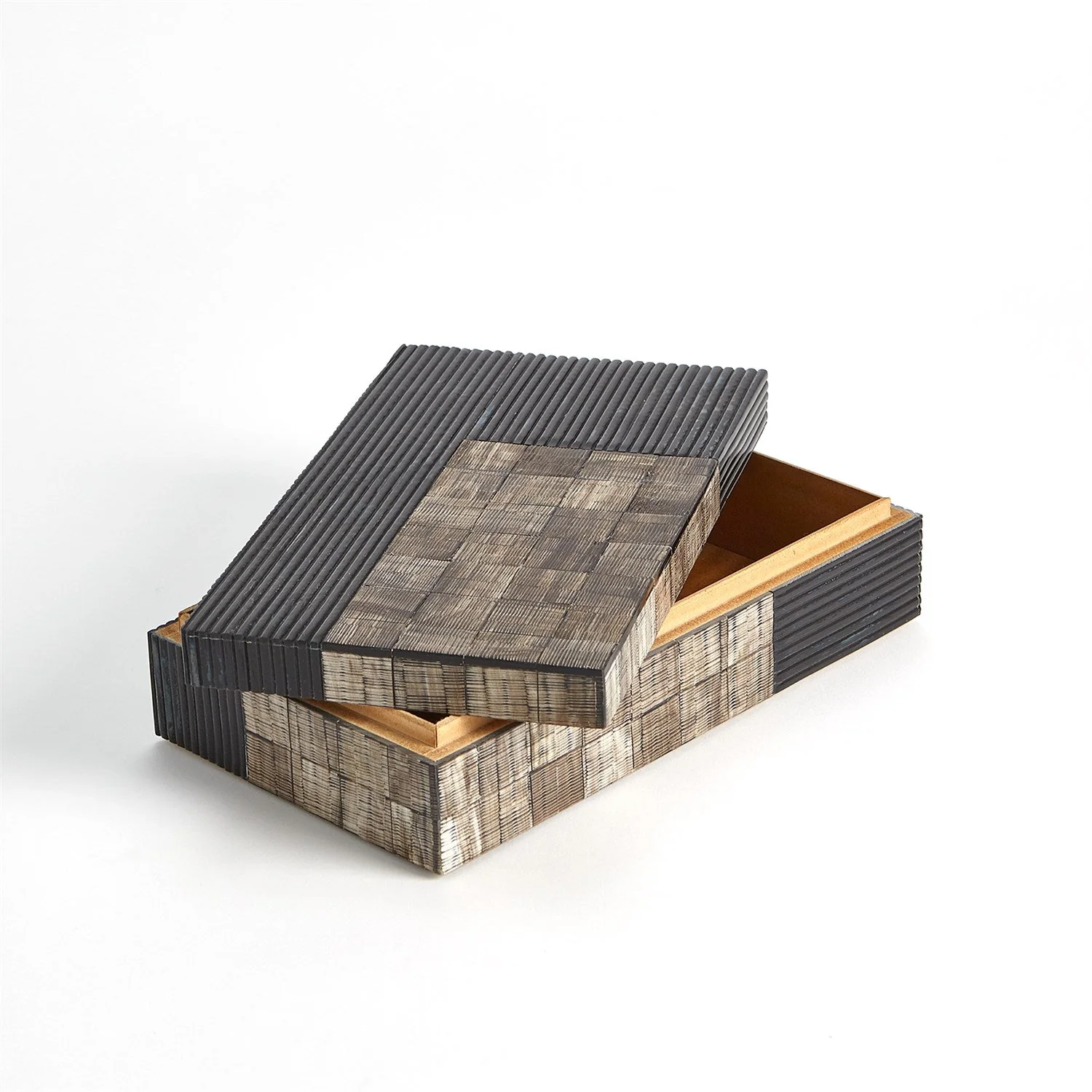 Global Views Gilles Ribbed Horn/Resin Box - Image 15