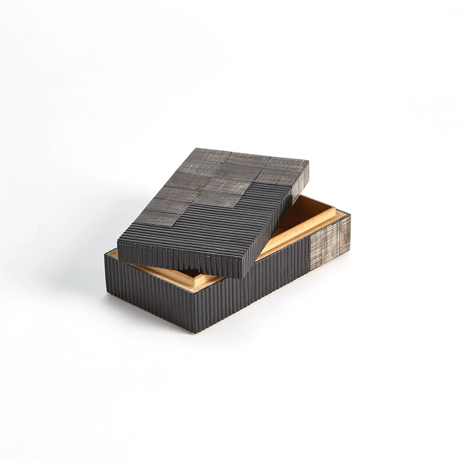 Global Views Gilles Ribbed Horn/Resin Box - Image 20