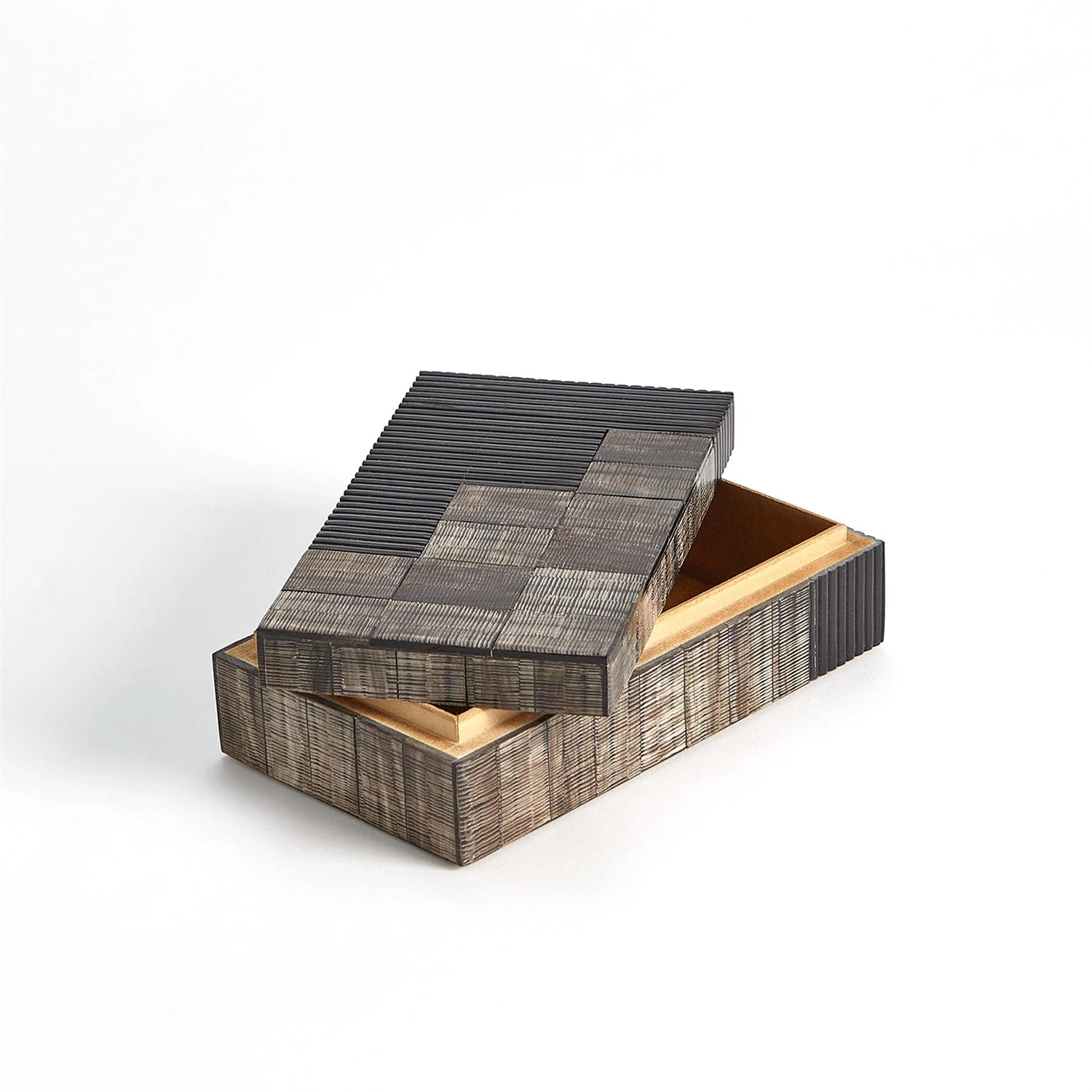 Global Views Gilles Ribbed Horn/Resin Box - Image 21