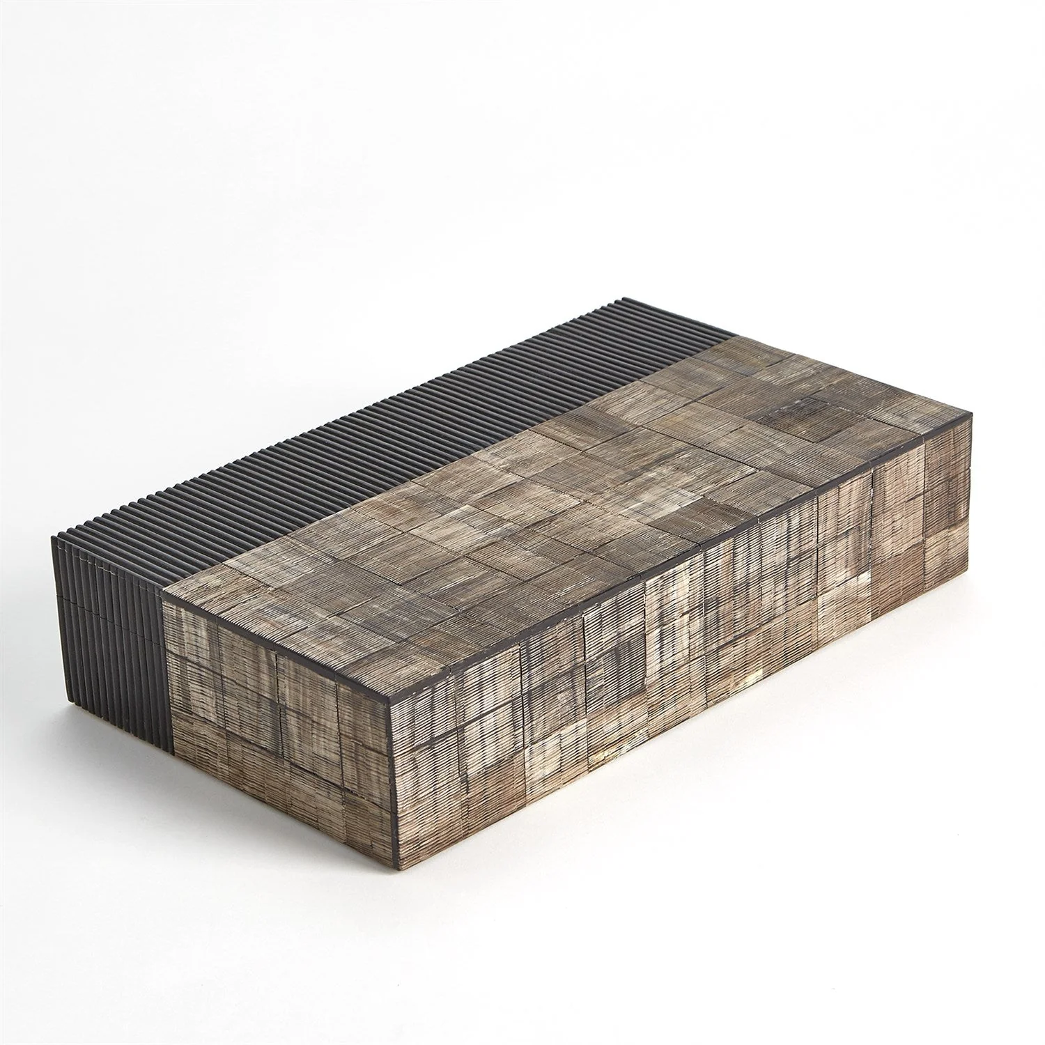 Global Views Gilles Ribbed Horn/Resin Box - Image 5