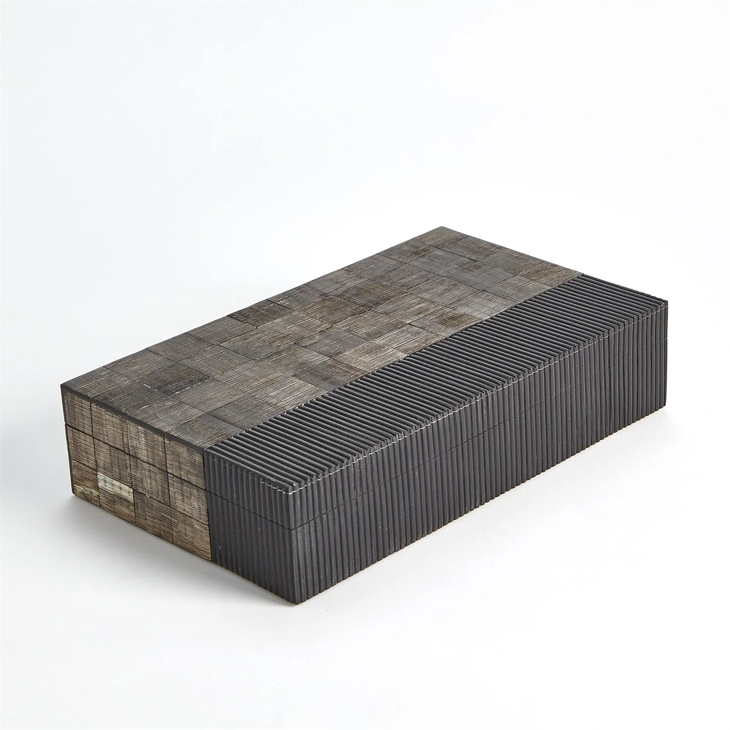 Global Views Gilles Ribbed Horn/Resin Box - Image 7