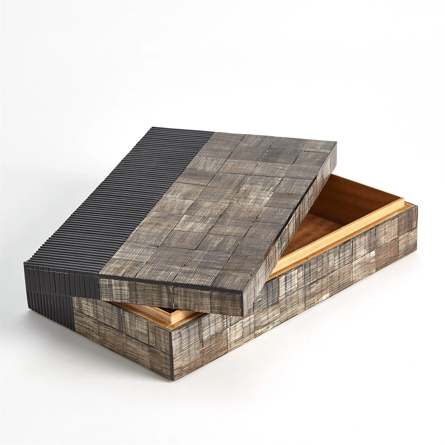 Global Views Gilles Ribbed Horn/Resin Box - Image 8