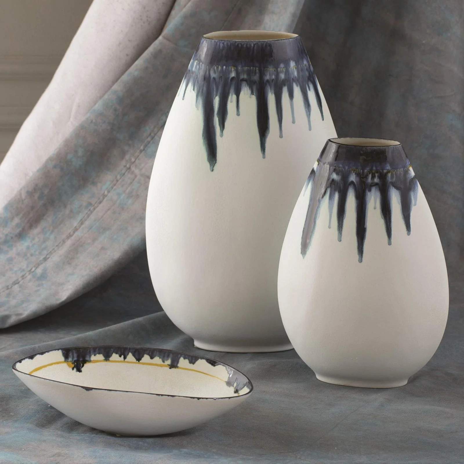 Global Views Glass Drip Vase - Image 3