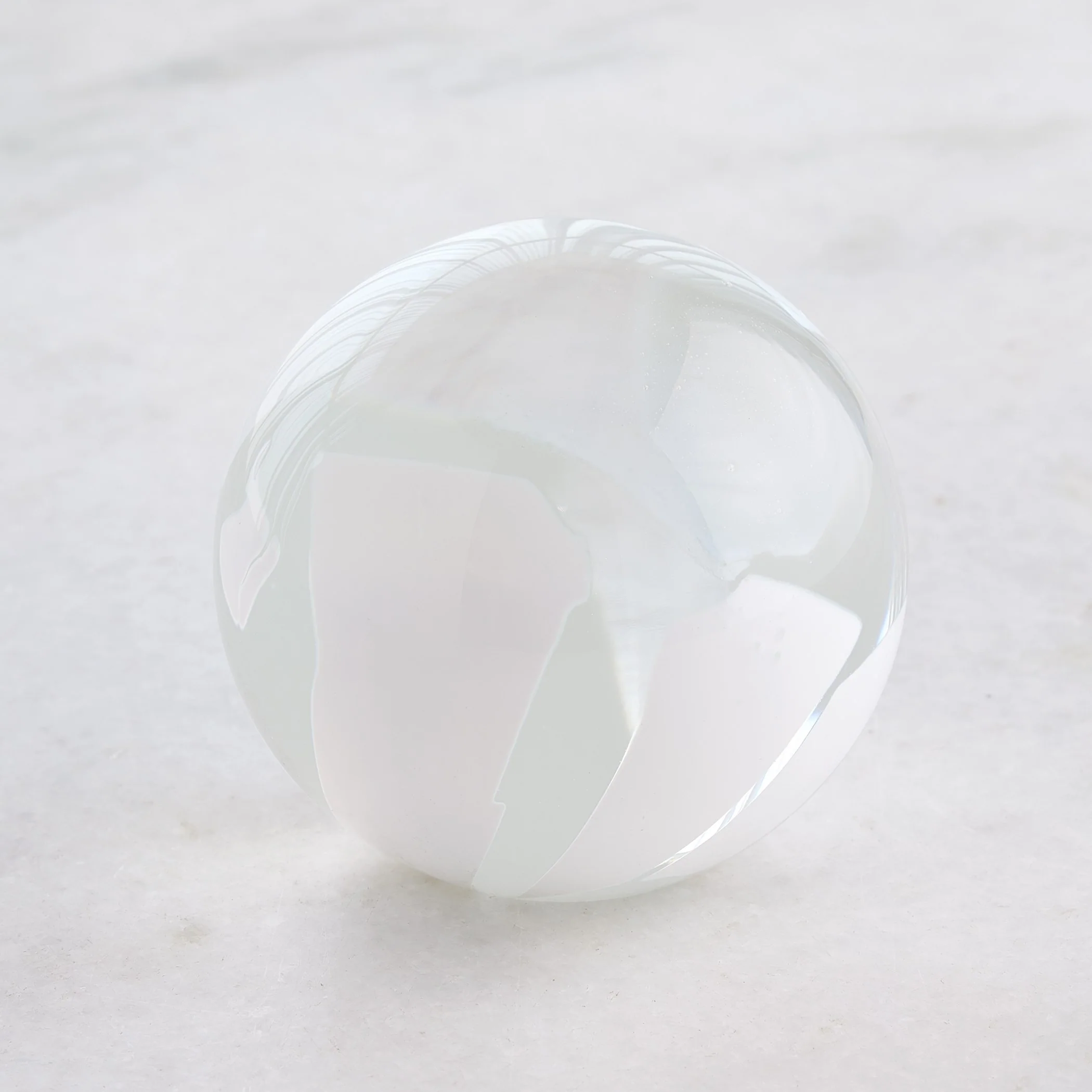 Global Views Glass Flakes Orb Paperweight - Image 3